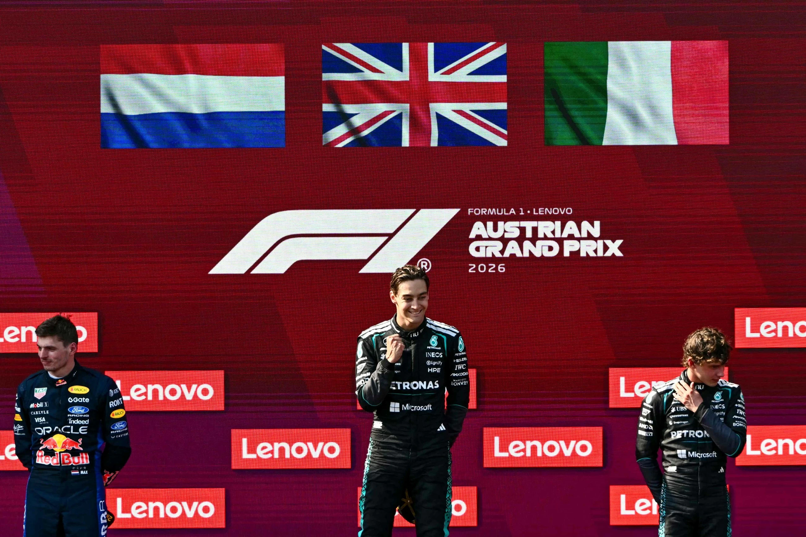 George Russell beats Verstappen to win Austrian Grand Prix