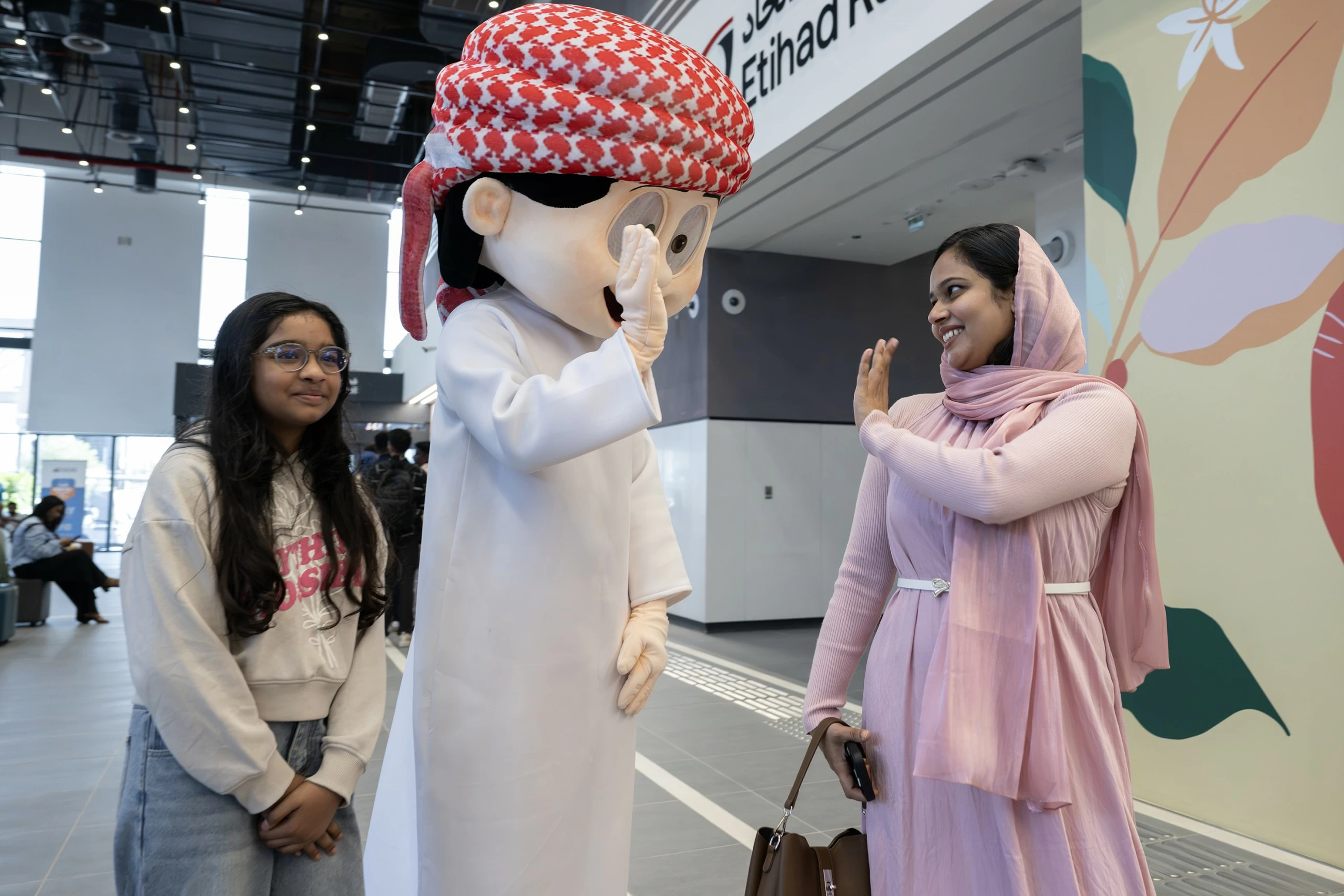 First Etihad Rail passenger service arrives from Fujairah in Abu Dhabi