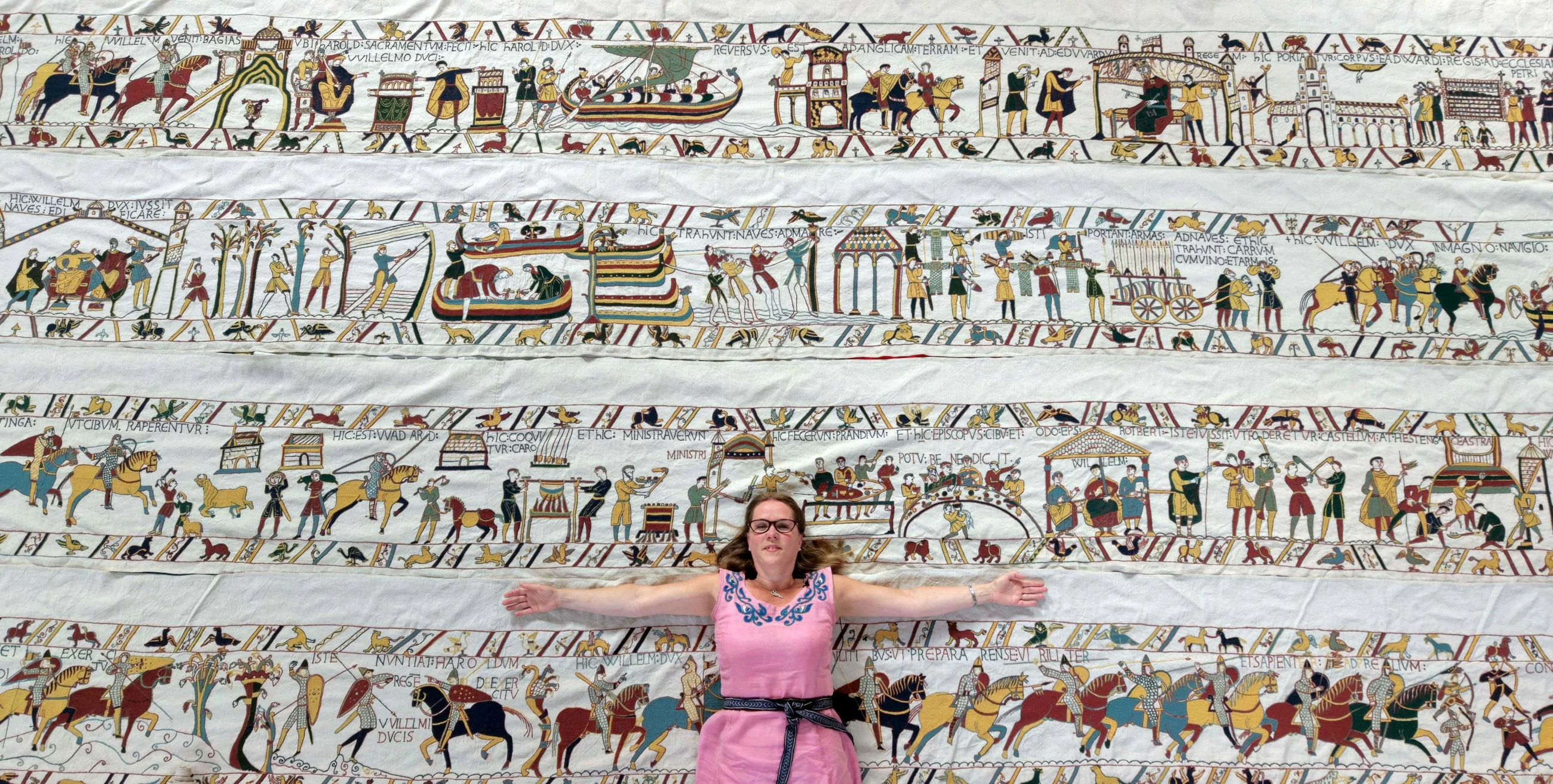 One stitch at a time: Artist's mission to recreate the Bayeux Tapestry