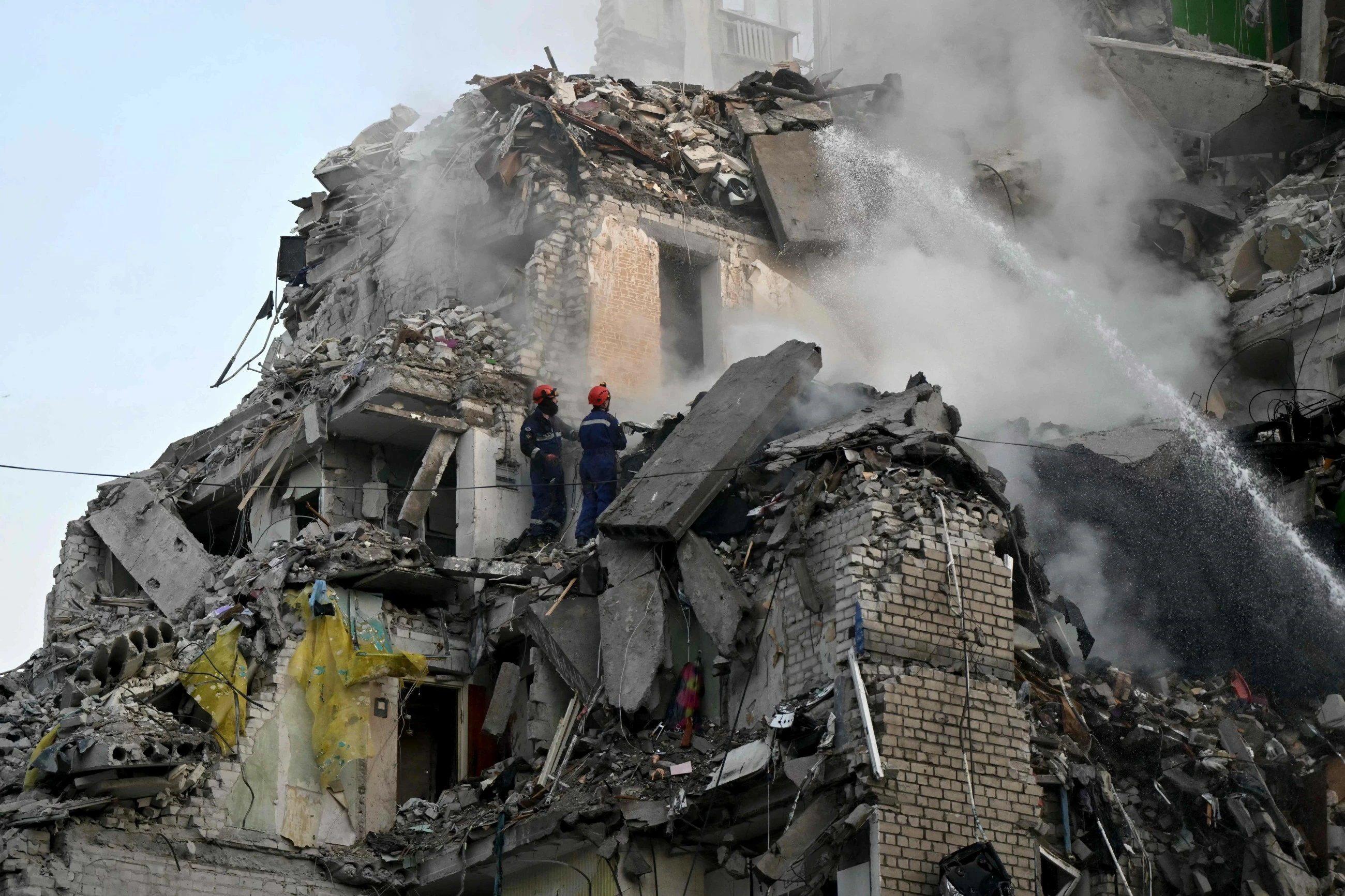 Deadly Russian barrage on Kyiv kills at least 13