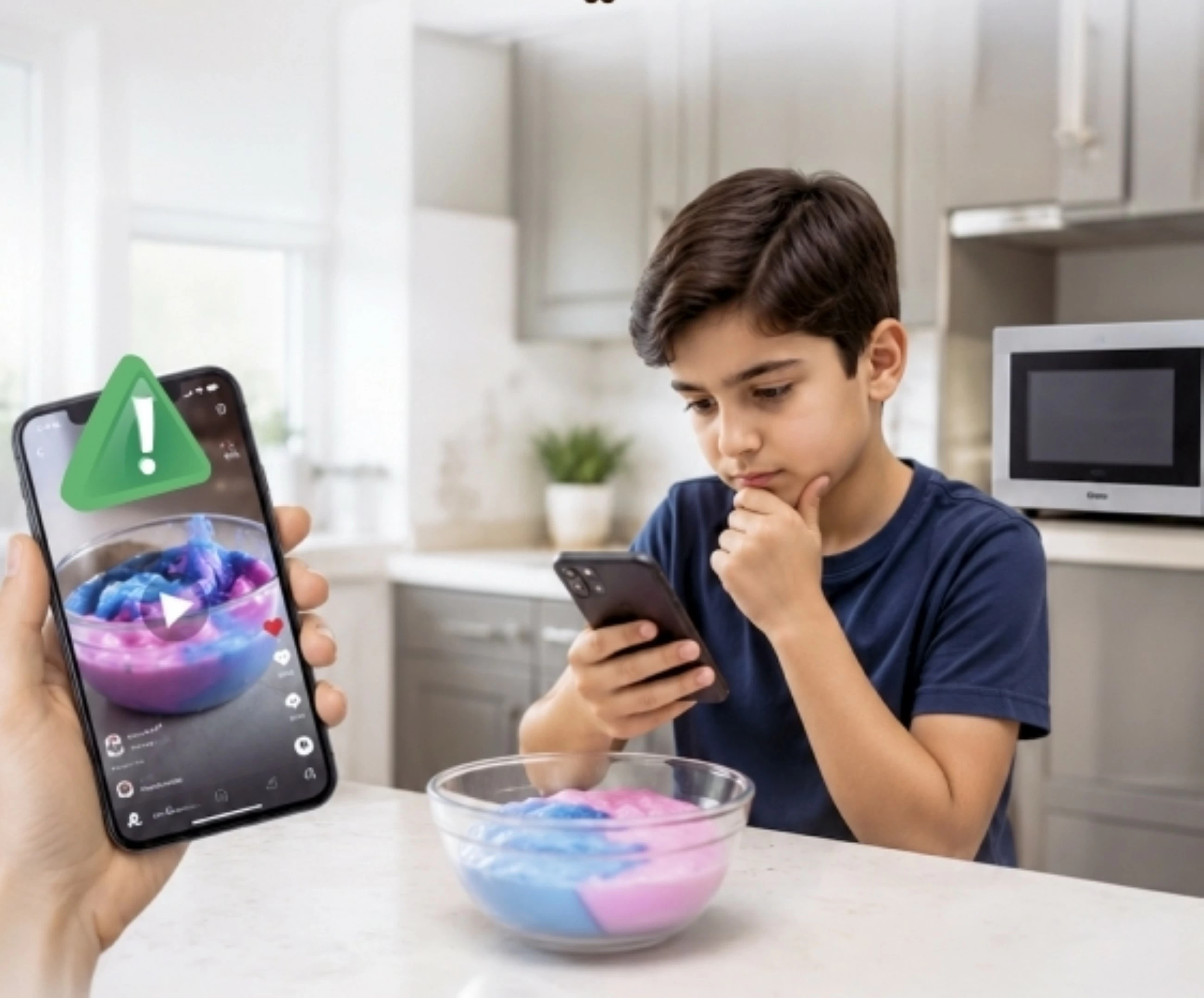 Dubai Police warn against heating 'slime' in microwaves