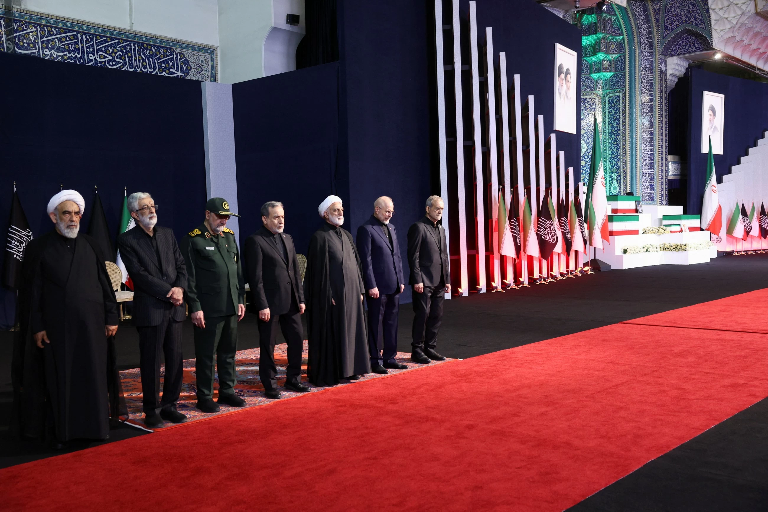 Iranian leaders pay last respects to Khamenei as mourners gather in Tehran