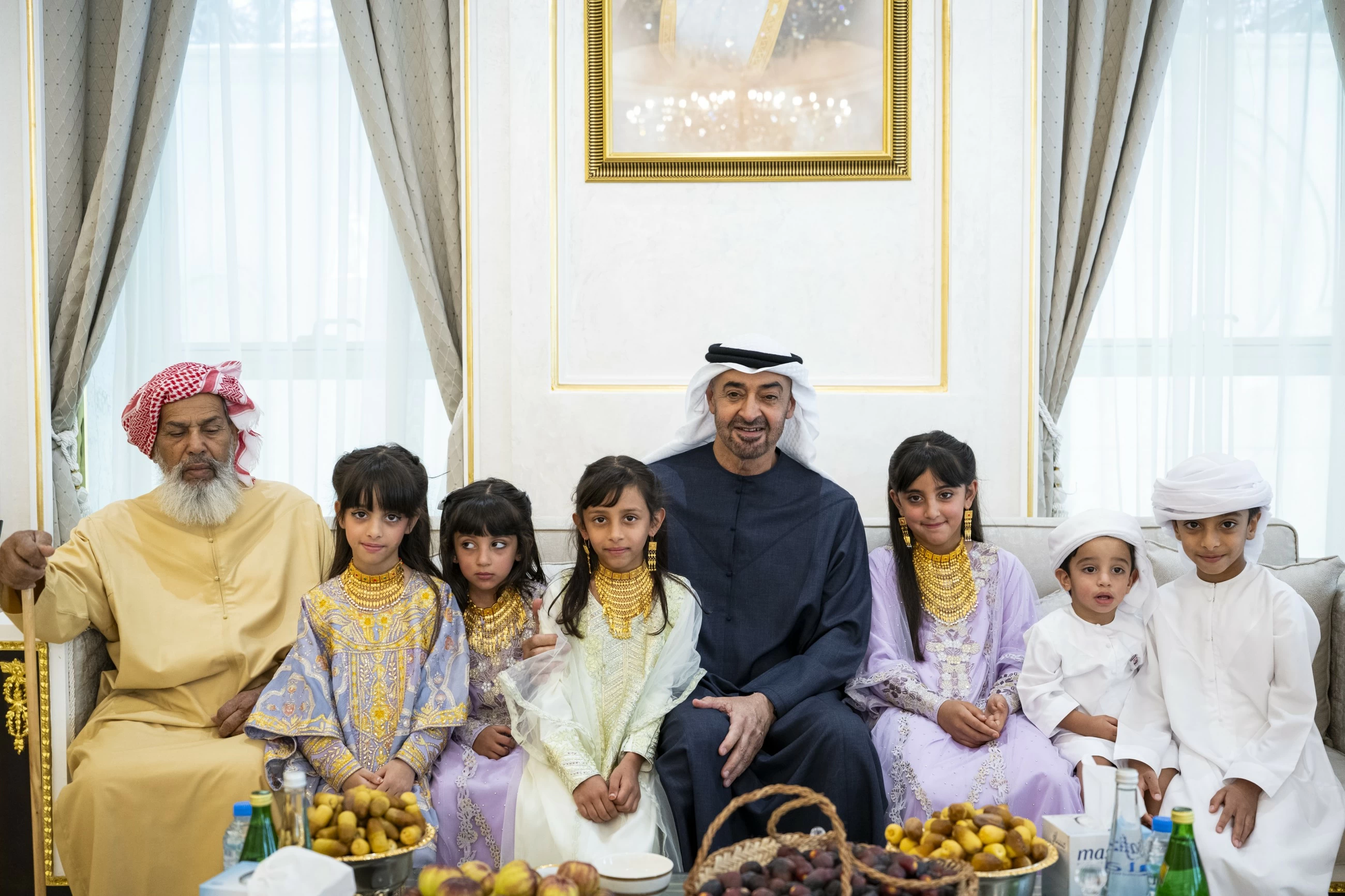 President Sheikh Mohamed visits Saif Miftah Al Neyadi and family in Al Ain