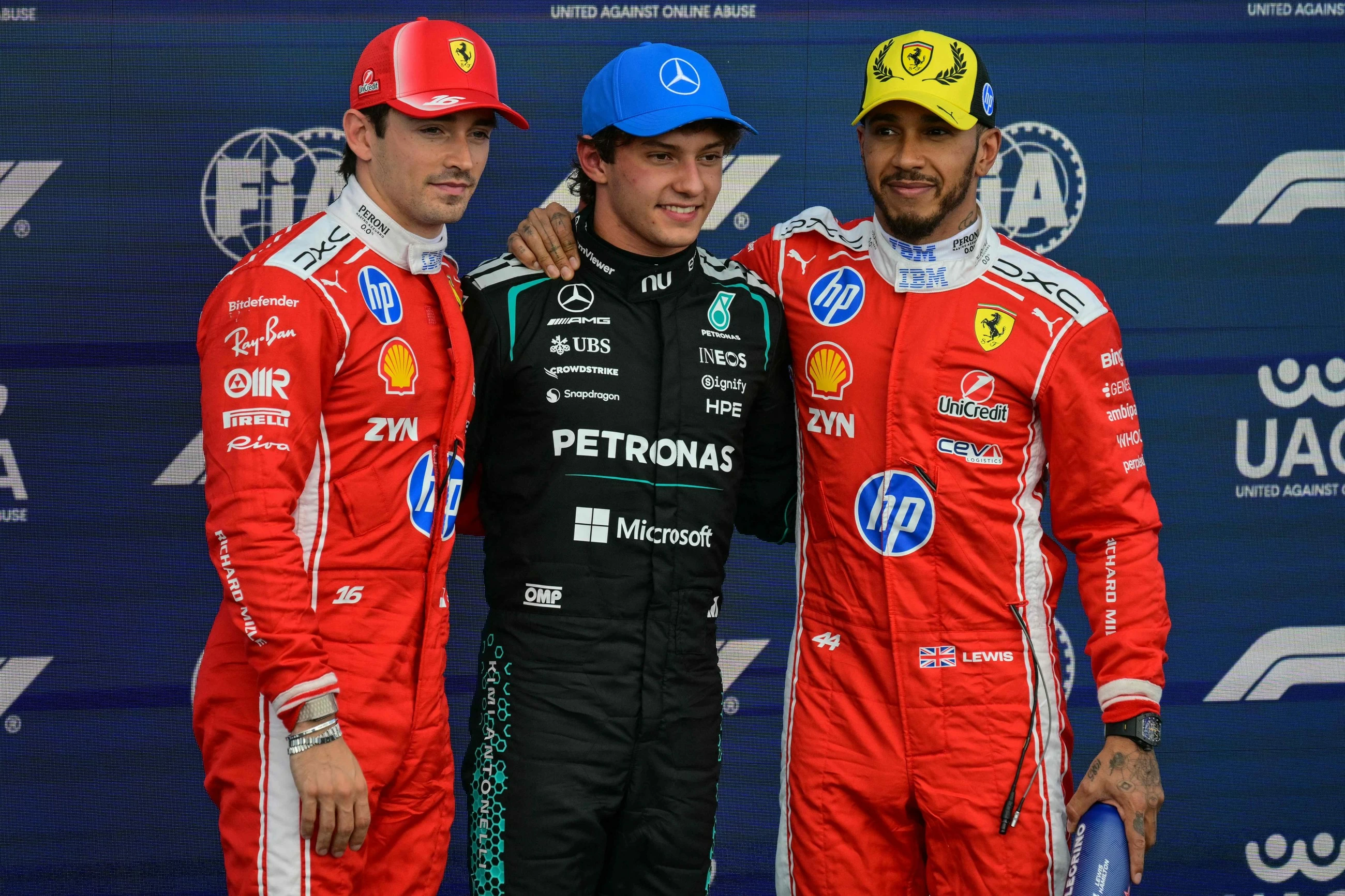 Smiling Antonelli proves all-round quality with pole at British GP