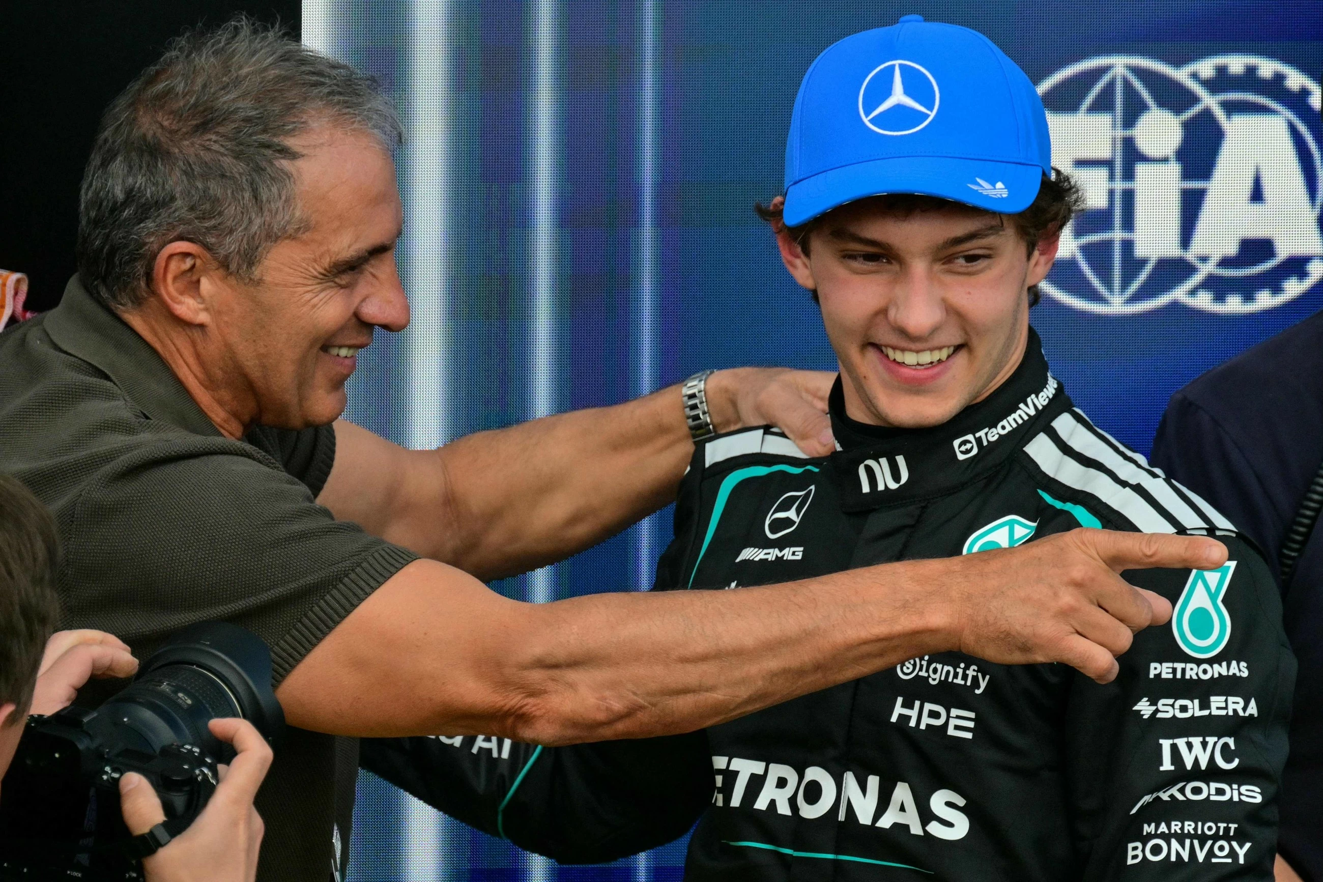 Smiling Antonelli proves all-round quality with pole at British GP