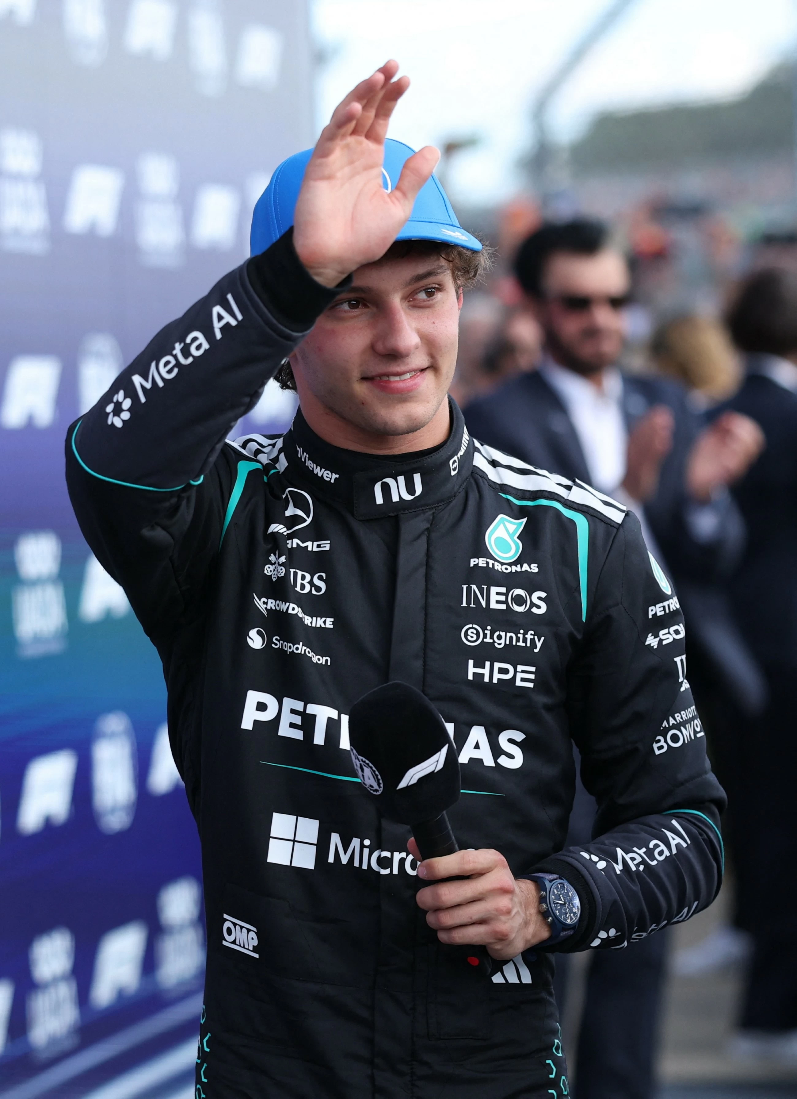 Smiling Antonelli proves all-round quality with pole at British GP