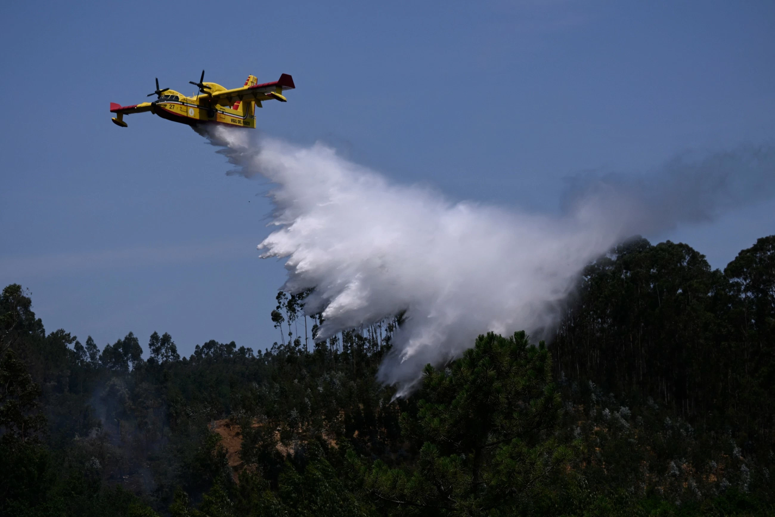 Infernos devastate forests as Europe's temperatures rise again