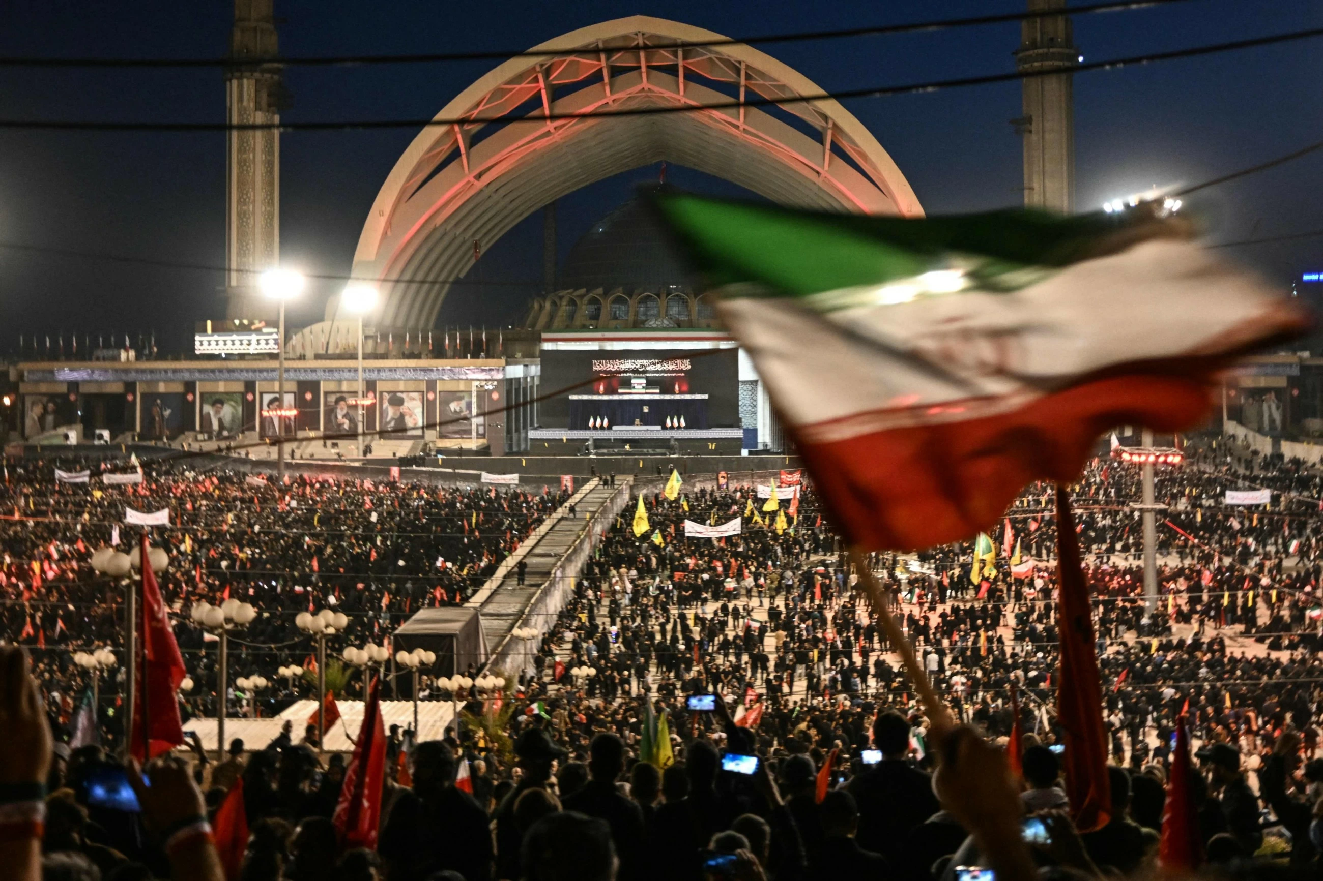 Three sons of Iran's slain leader Khamenei appear at funeral, not his successor