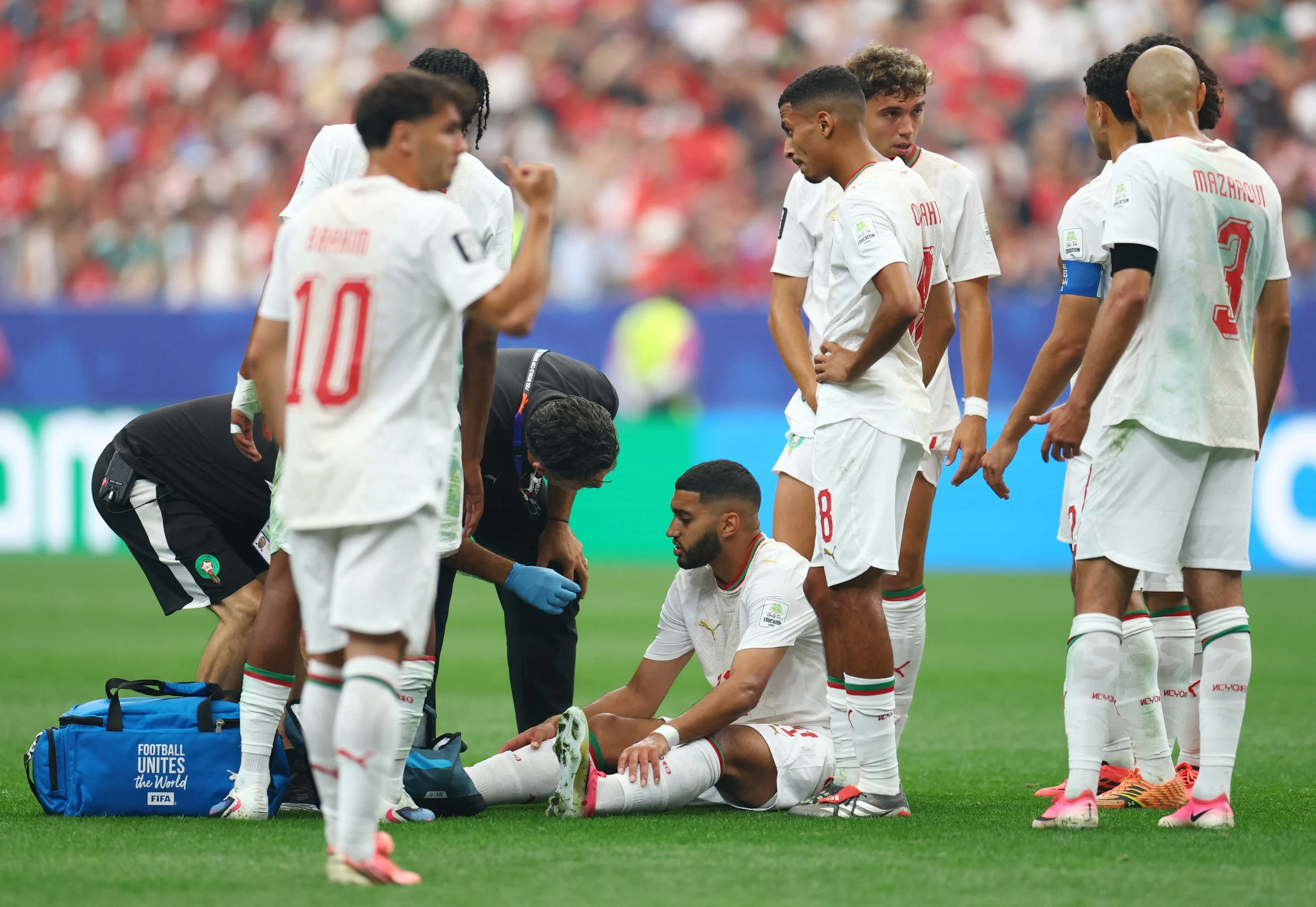 Ismael Saibari's injury casts doubt over Morocco&rsquo;s World Cup Quarter-Final push