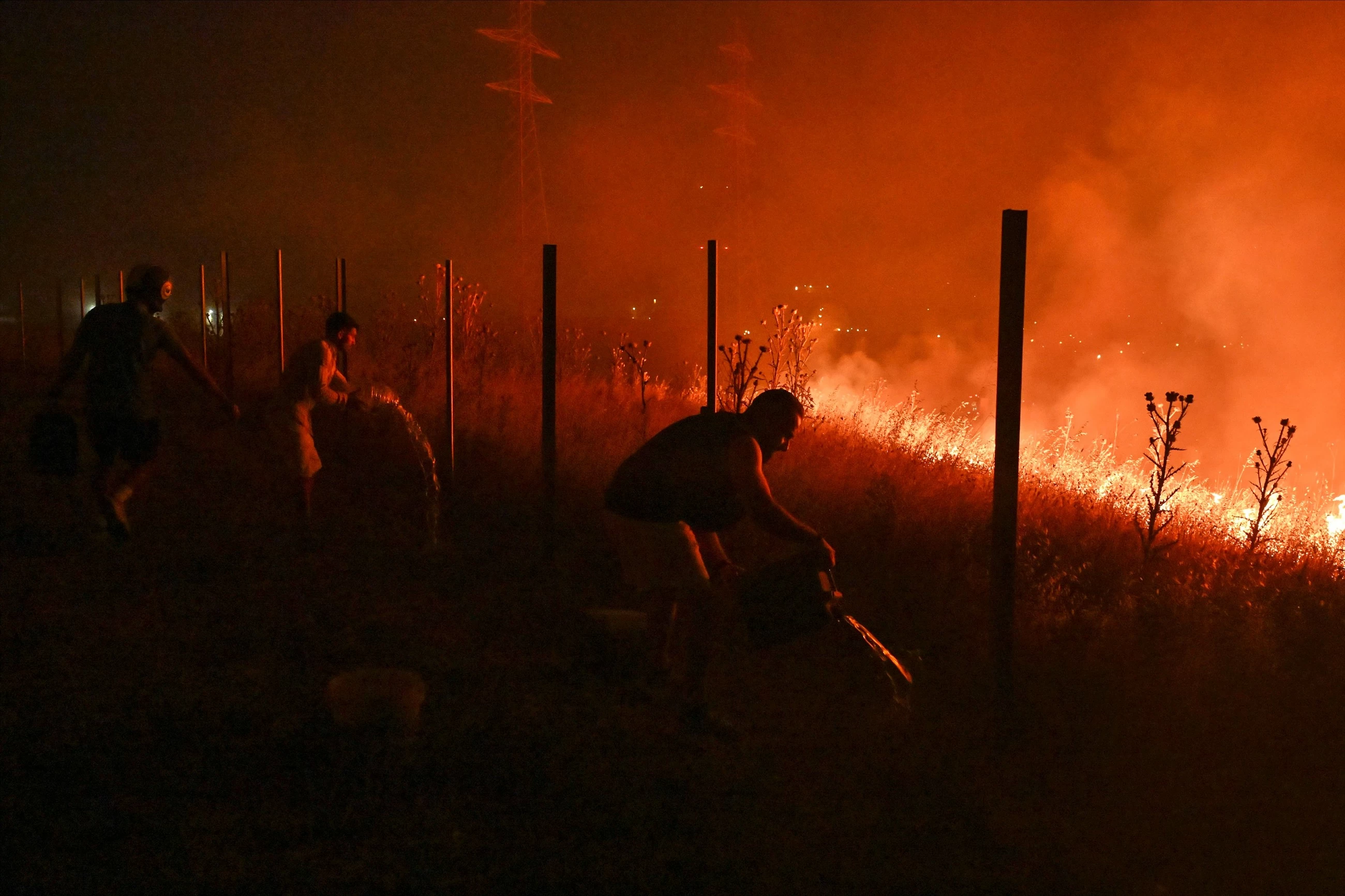 Wildfires rage in Portugal, Greece and Spain