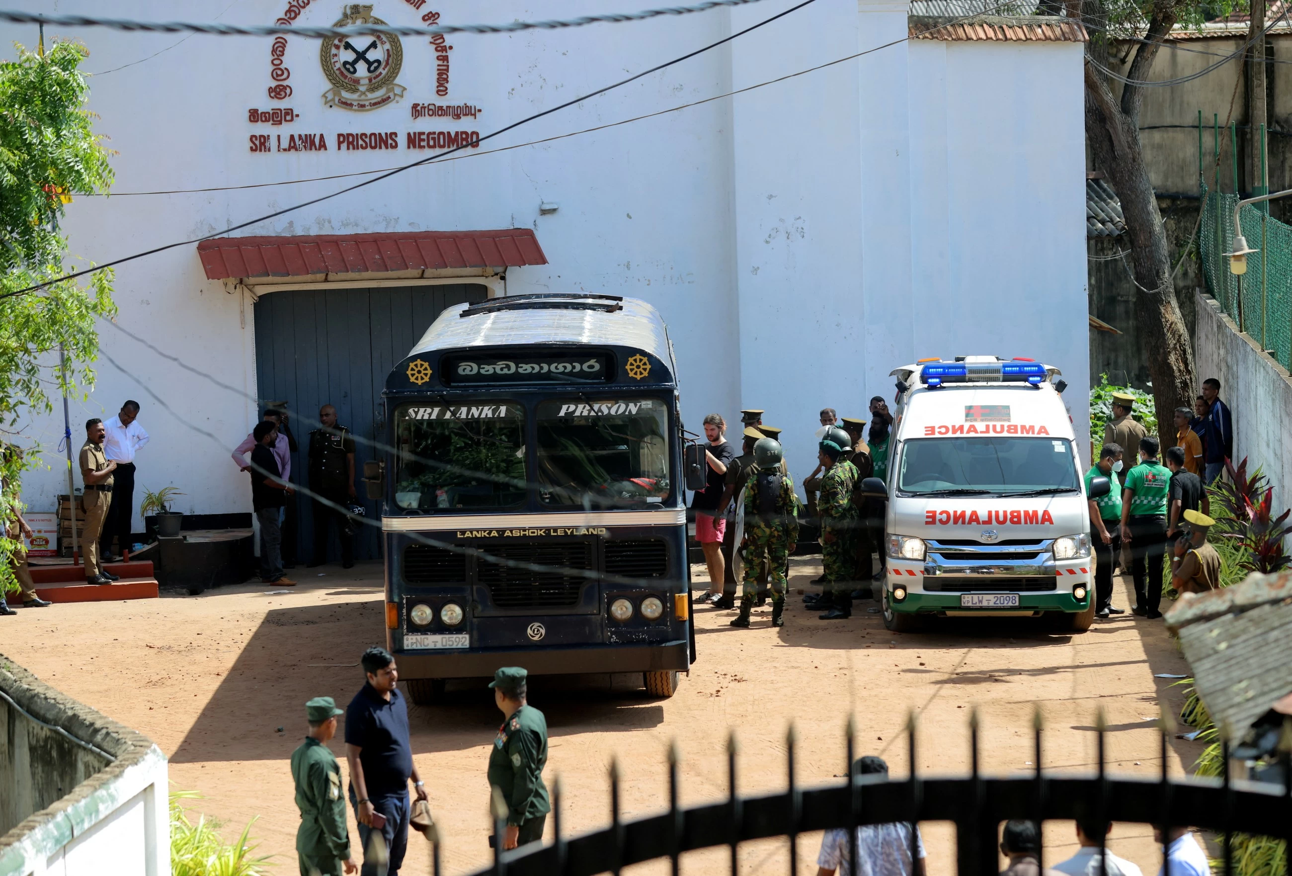 Sri Lanka prison riot kills 26, wounds more than 100 inmates and guards