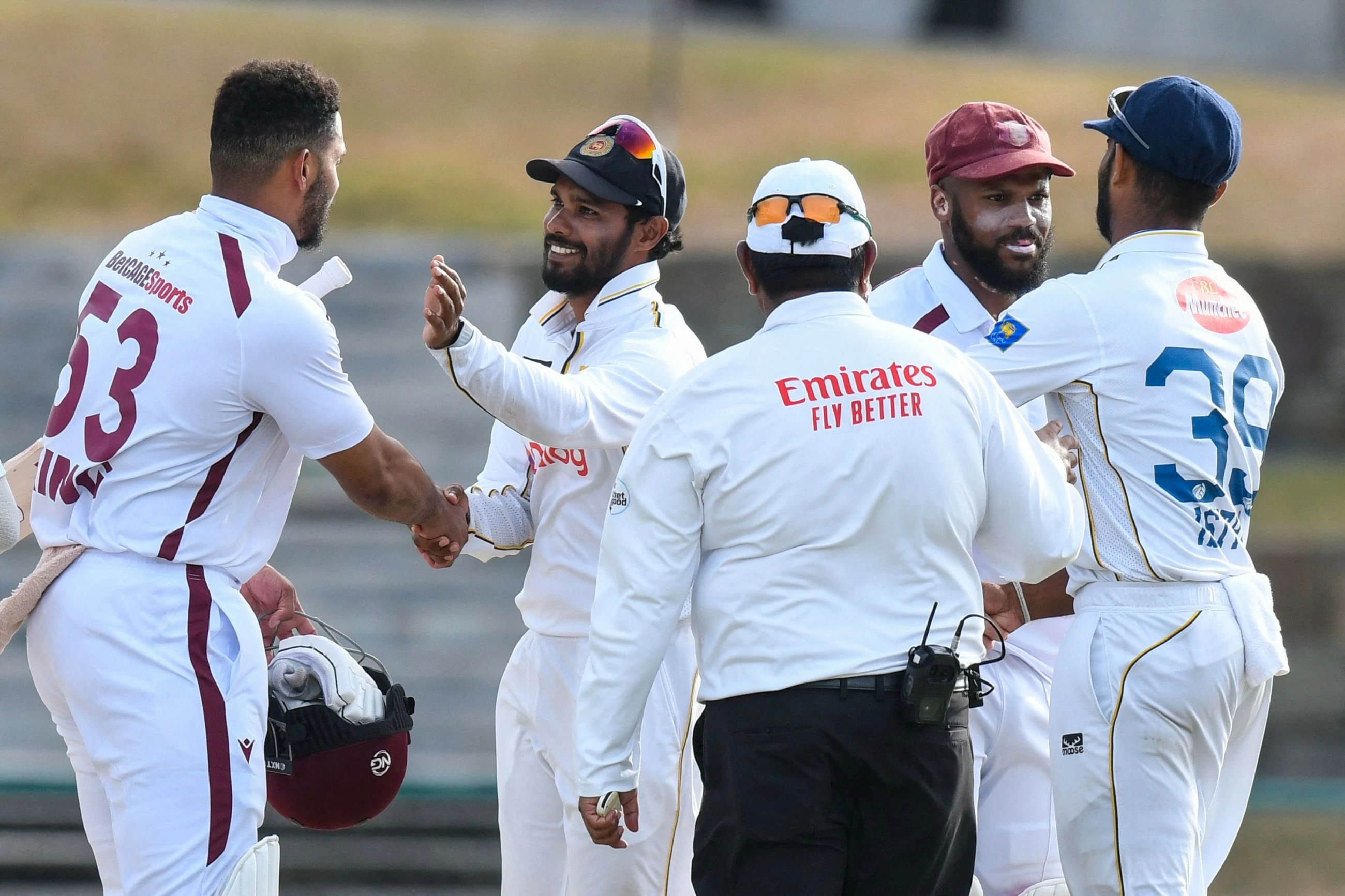 West Indies secures a draw in the 2nd Test against Sri Lanka to win the series 1-0