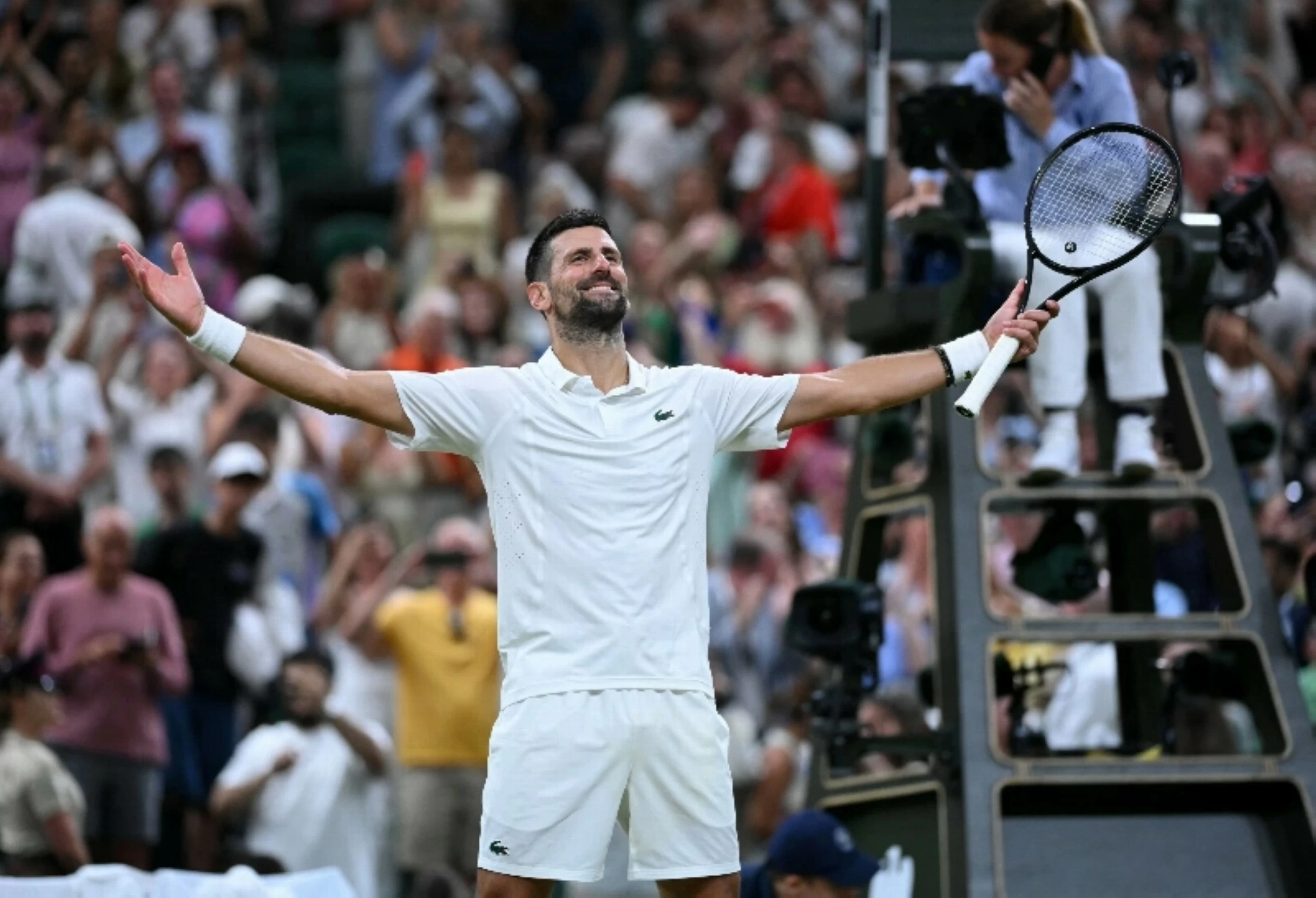 Djokovic survives Wimbledon's longest quarter-final to book Sinner blockbuster
