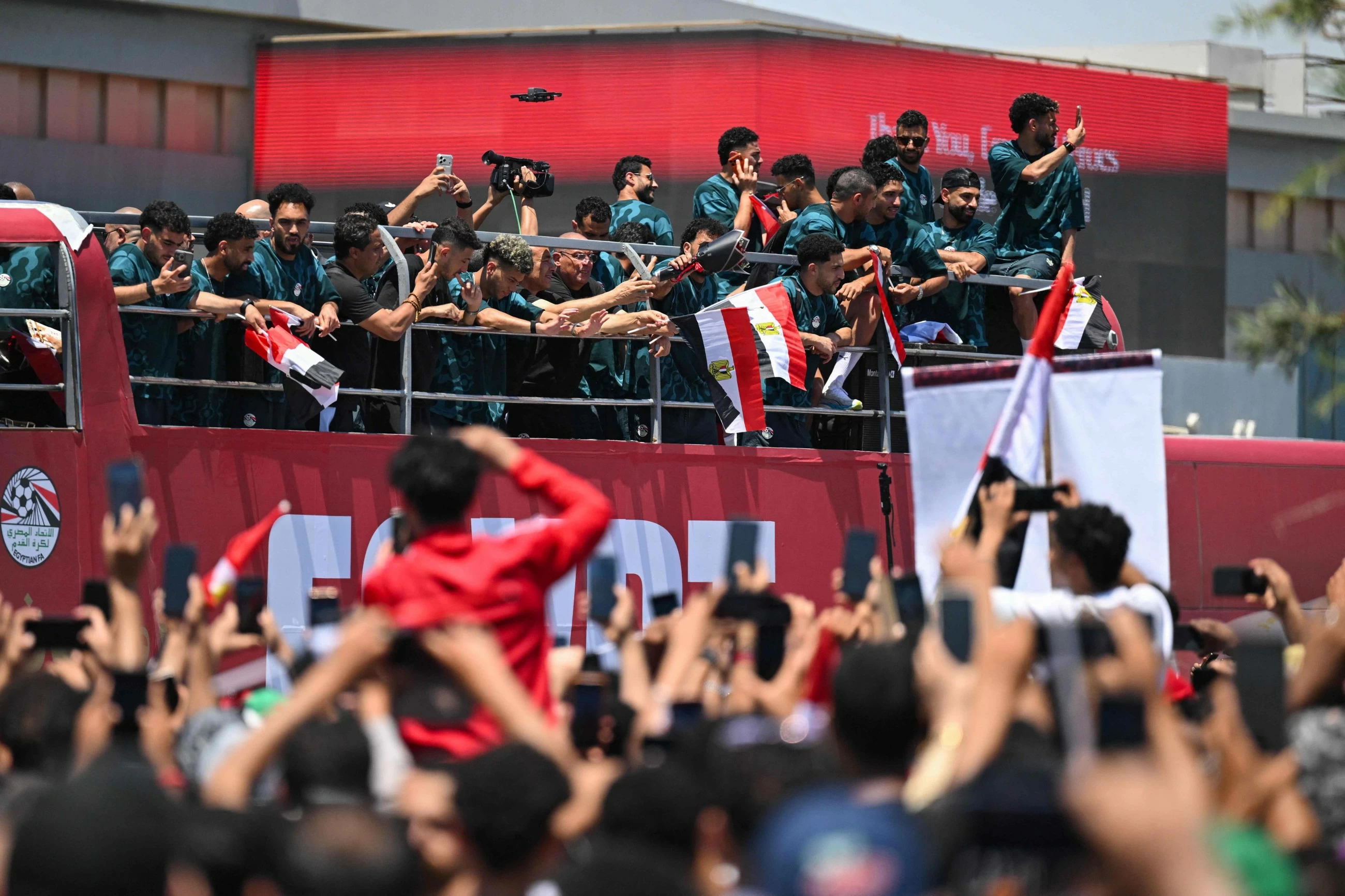 Egypt's football team gets warm welcome home after historic World Cup run