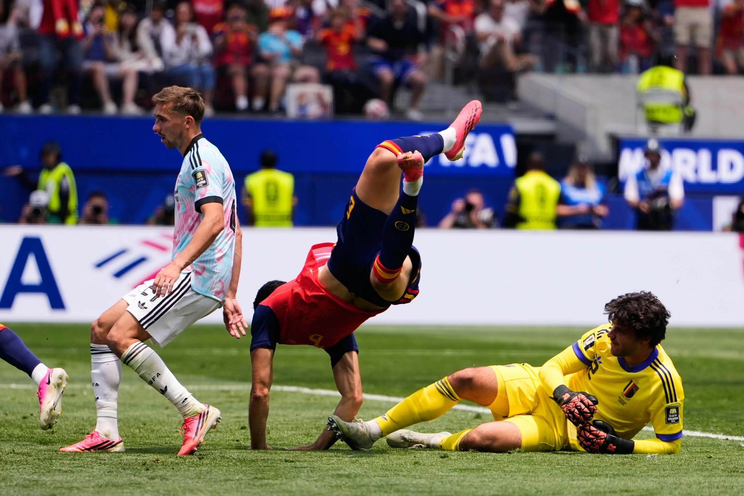 Magic Merino strikes again as Spain down Belgium to reach World Cup semis