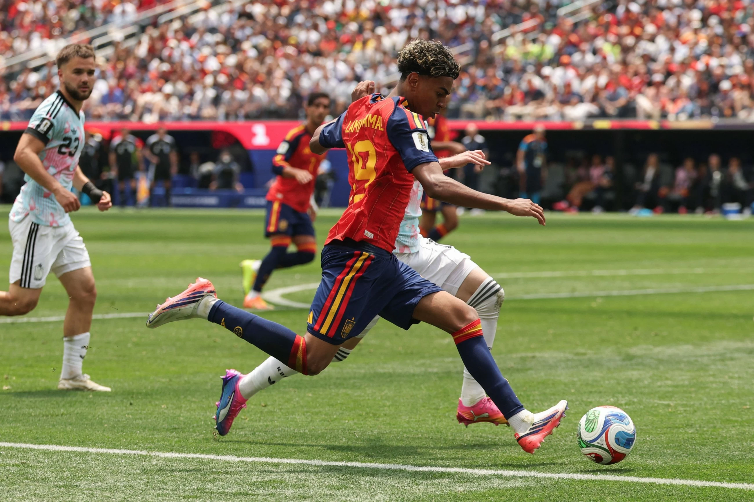 Magic Merino strikes again as Spain down Belgium to reach World Cup semis