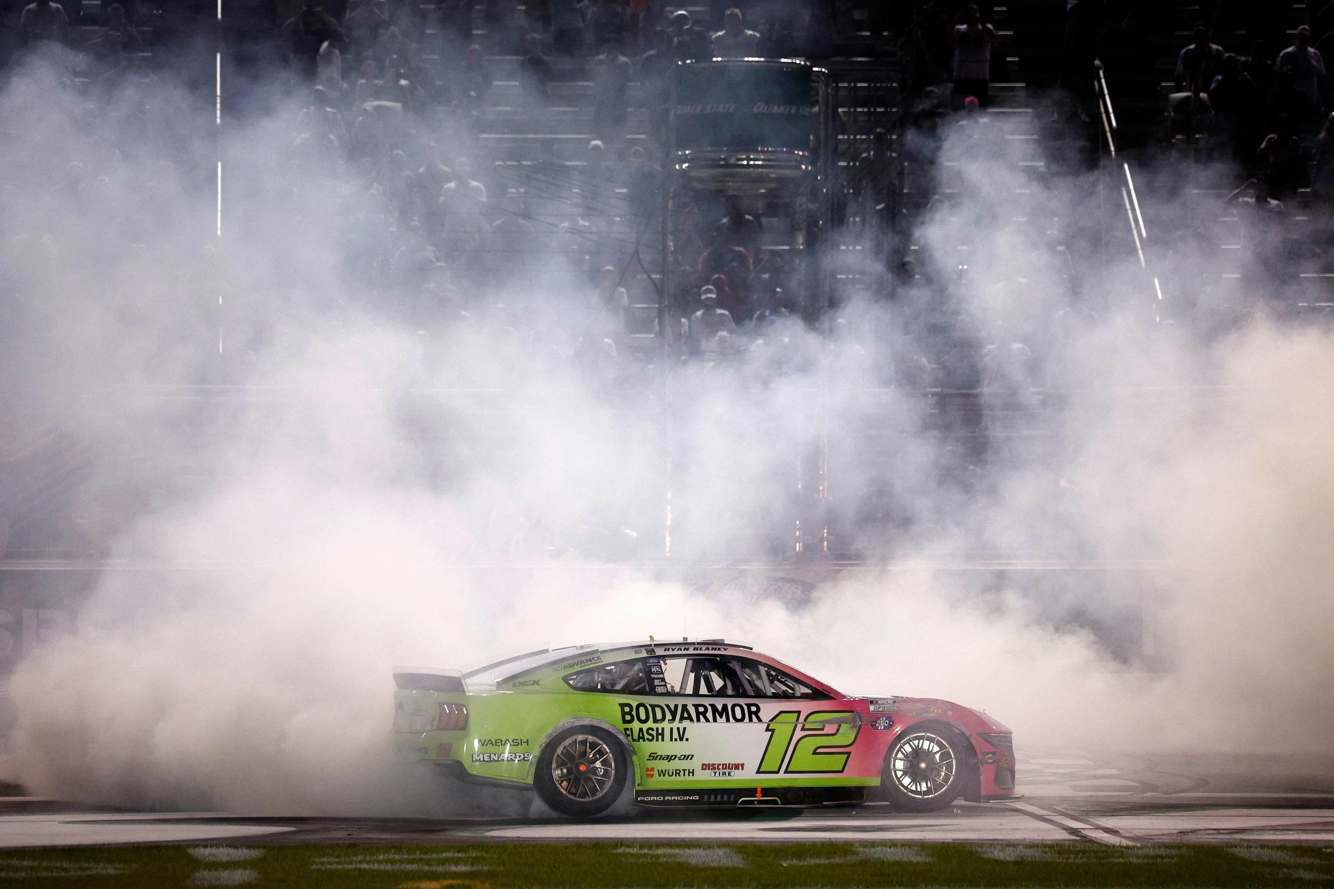 Ryan Blaney emerges from rain-soaked Georgia race with OT win