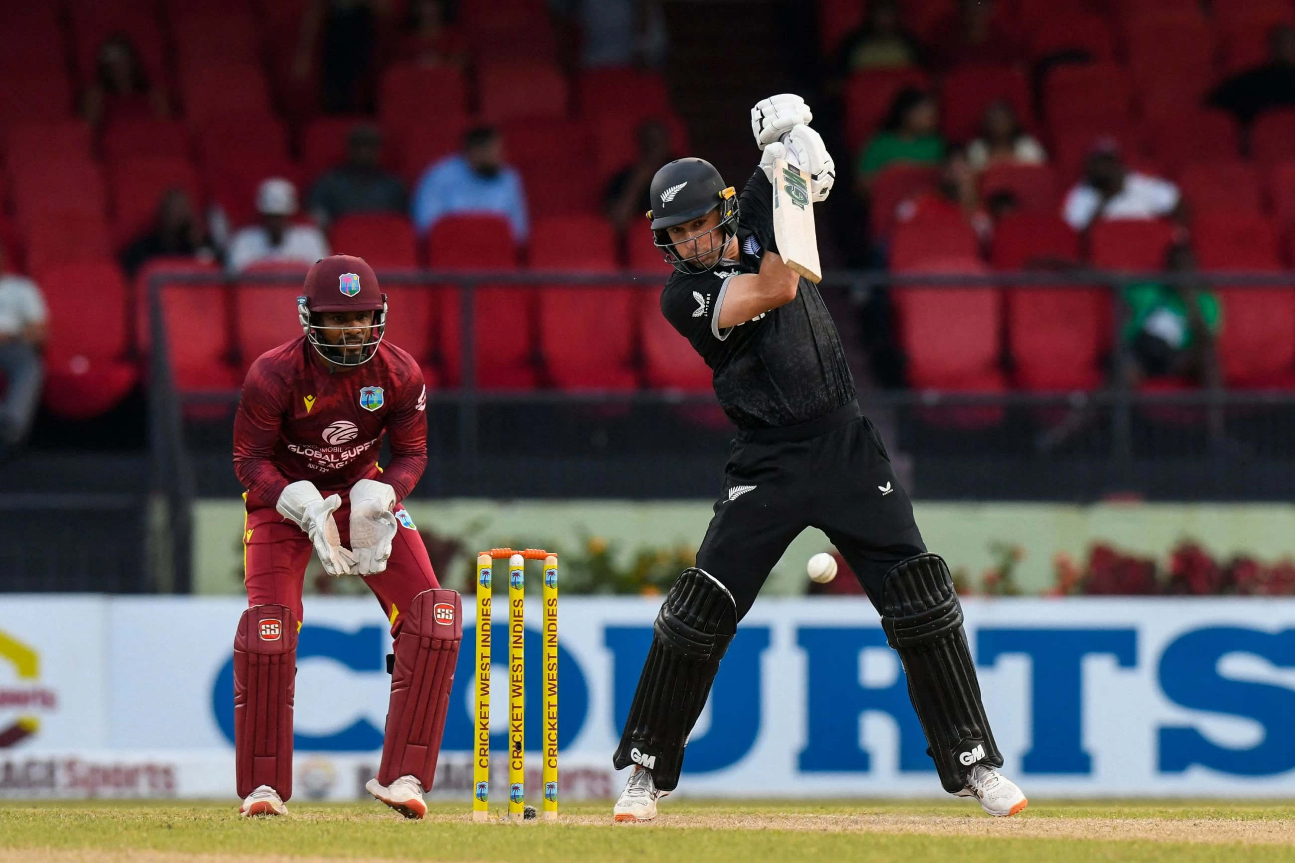 New Zealand beats West Indies by 5 wickets in the 2nd ODI to level the series 1-1