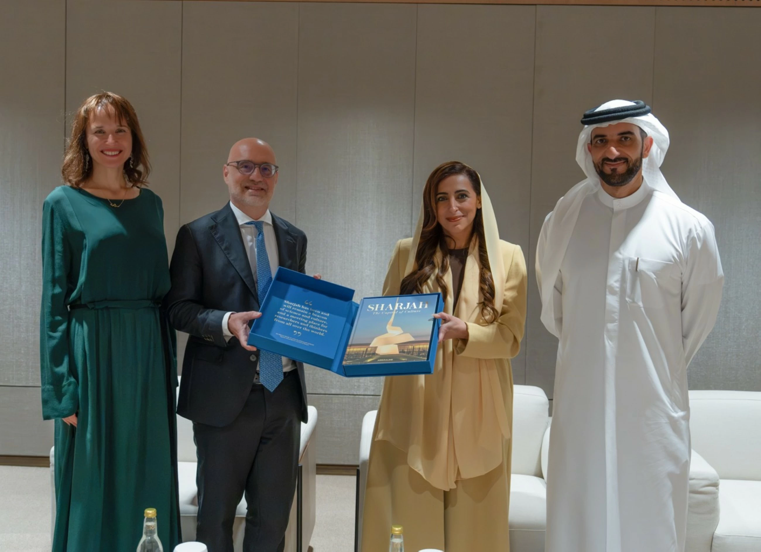 Italy's President honours Sheikha Bodour with highest Order of Merit