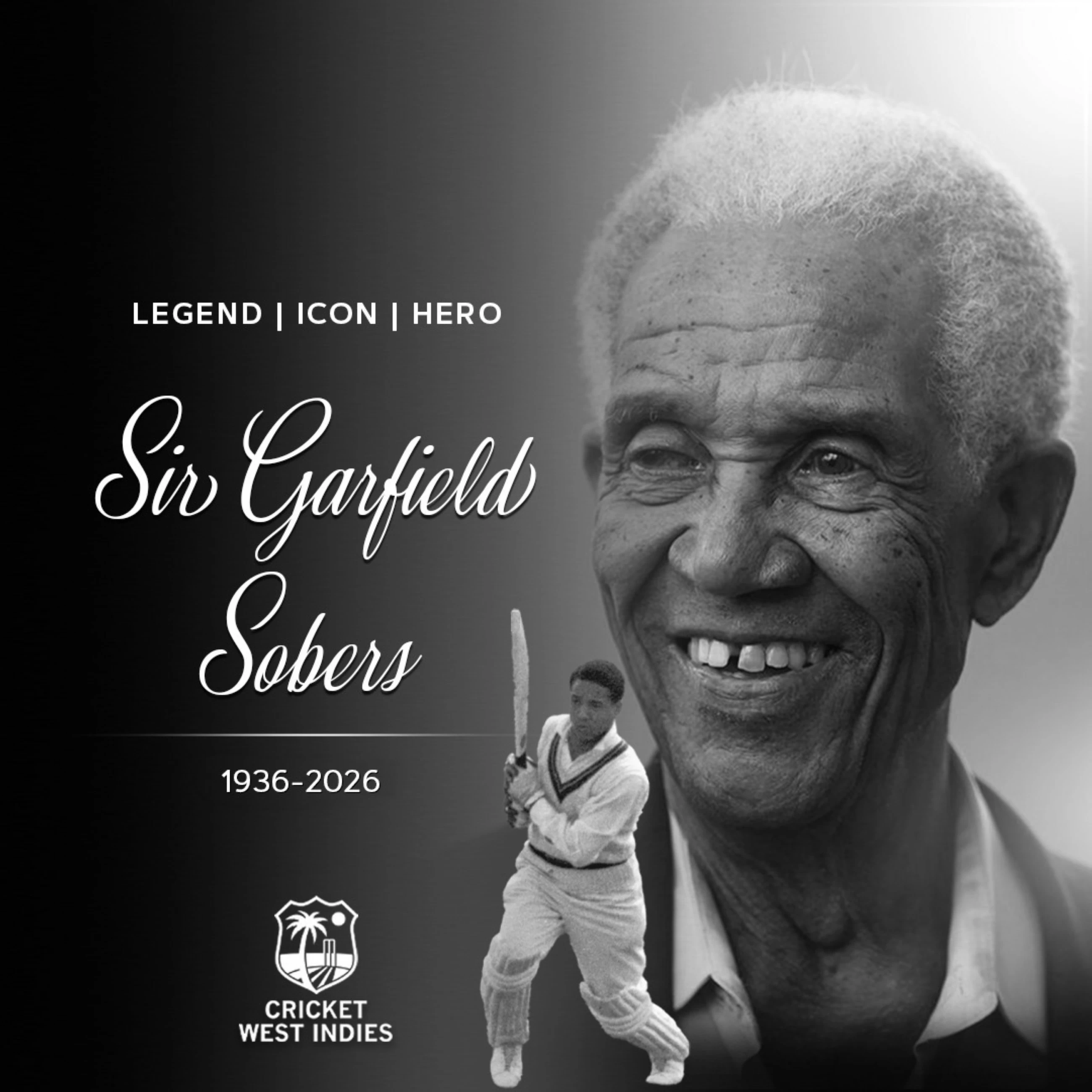 Cricket's greatest-ever all-rounder Garry Sobers dies at 89