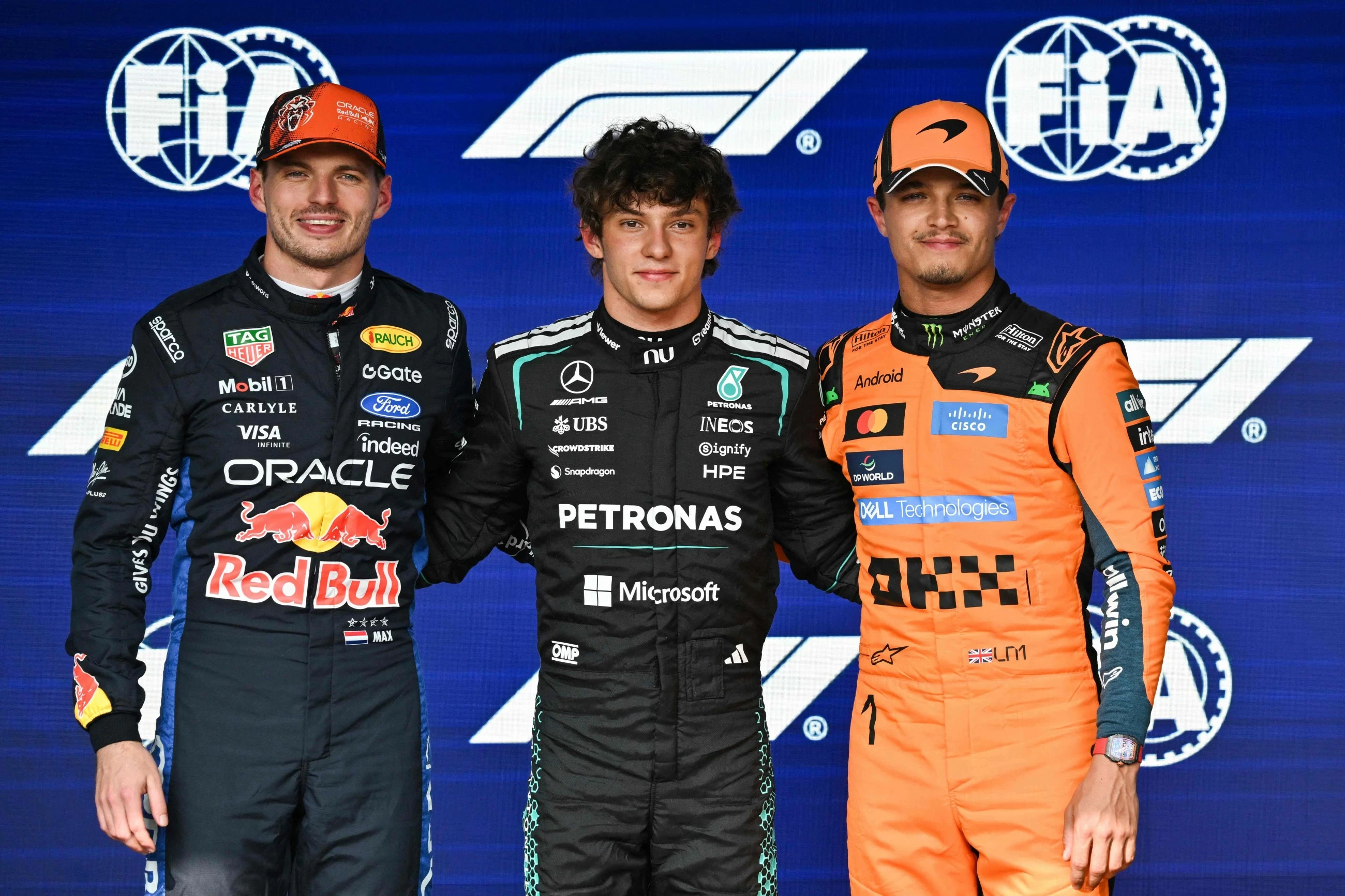 Mercedes driver Kimi Antonelli qualifies on pole for F1's Belgian Grand Prix