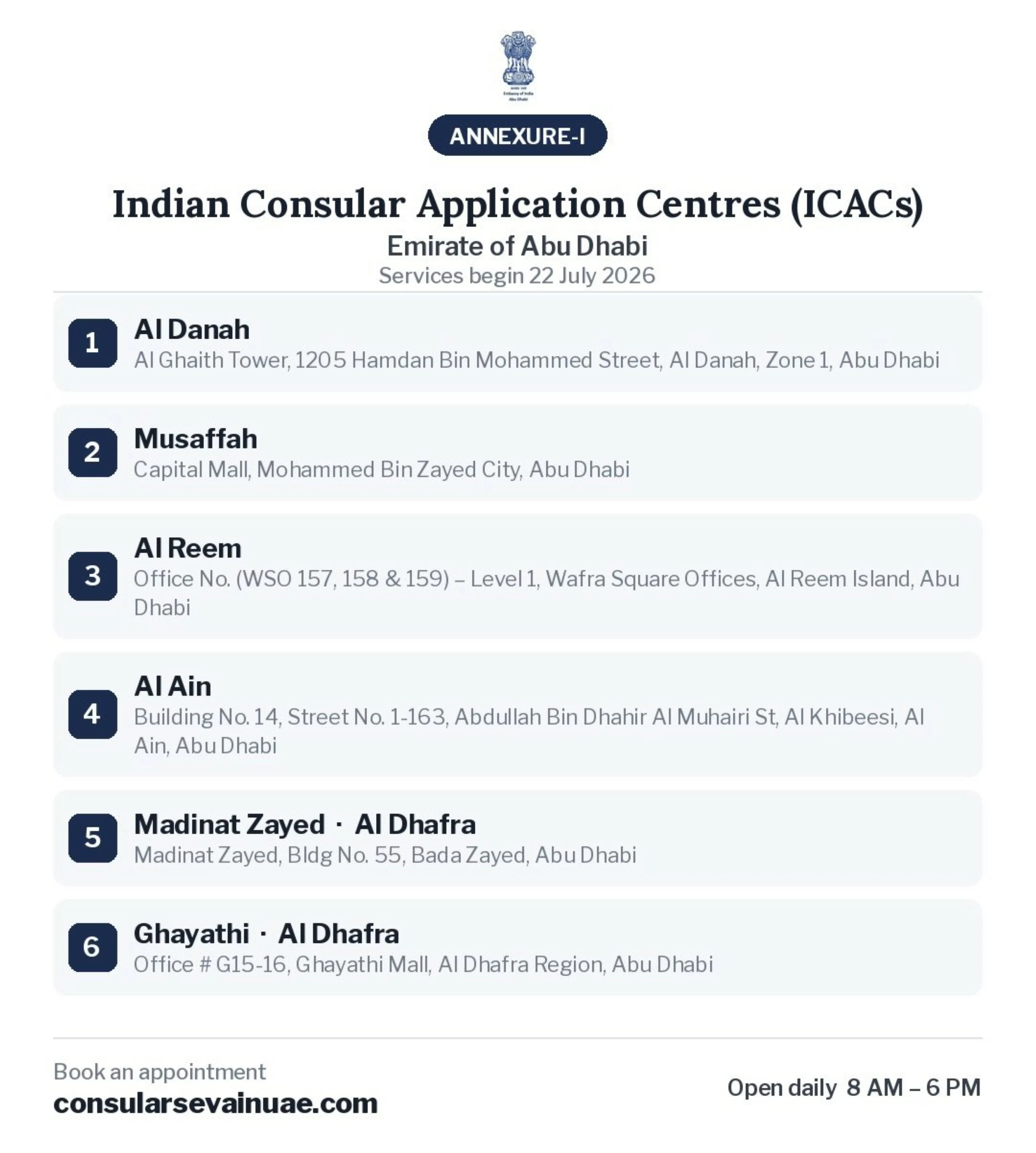 Indian passport, visa and attestation services shift to Al Hind Centres across UAE from July 22