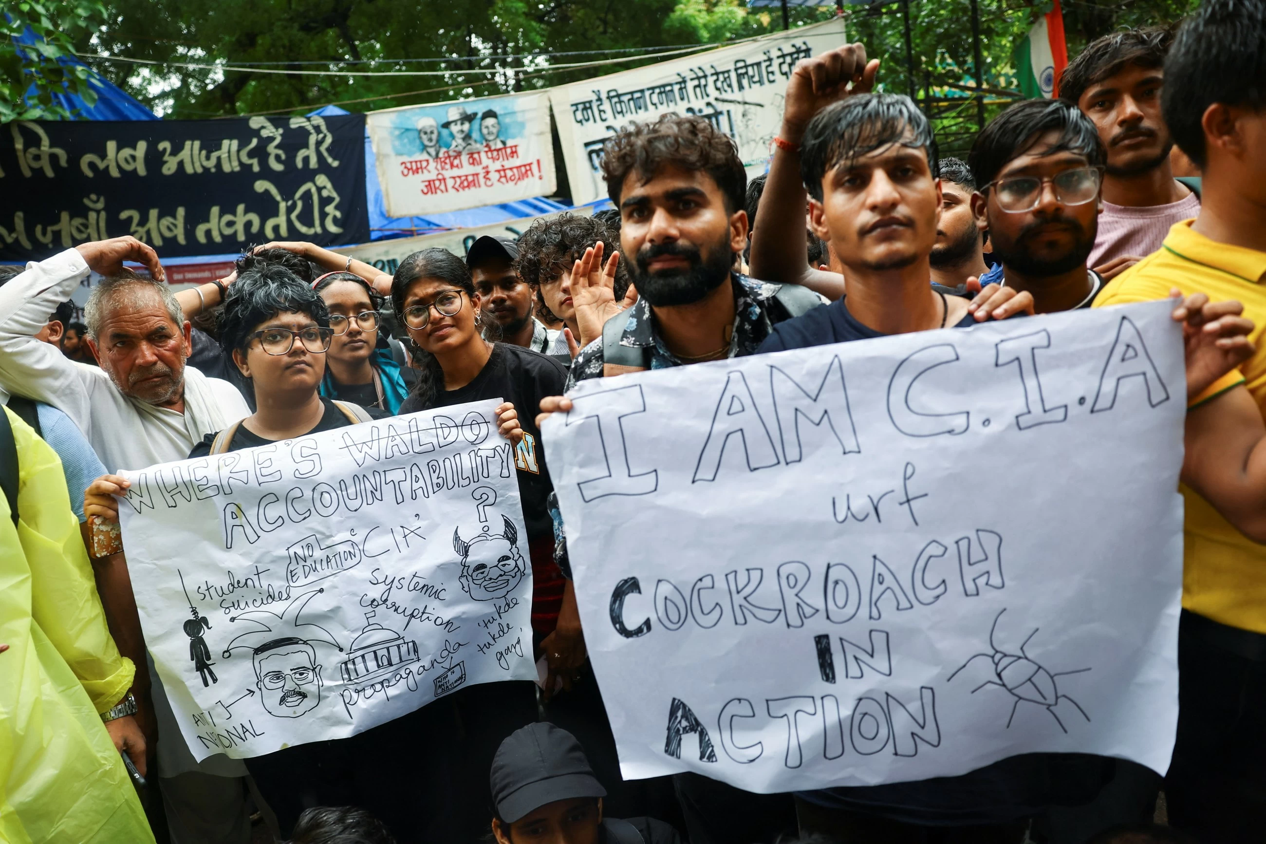 Cockroach party protests force suspension of India's Parliament, shut 16 Delhi Metro stations
