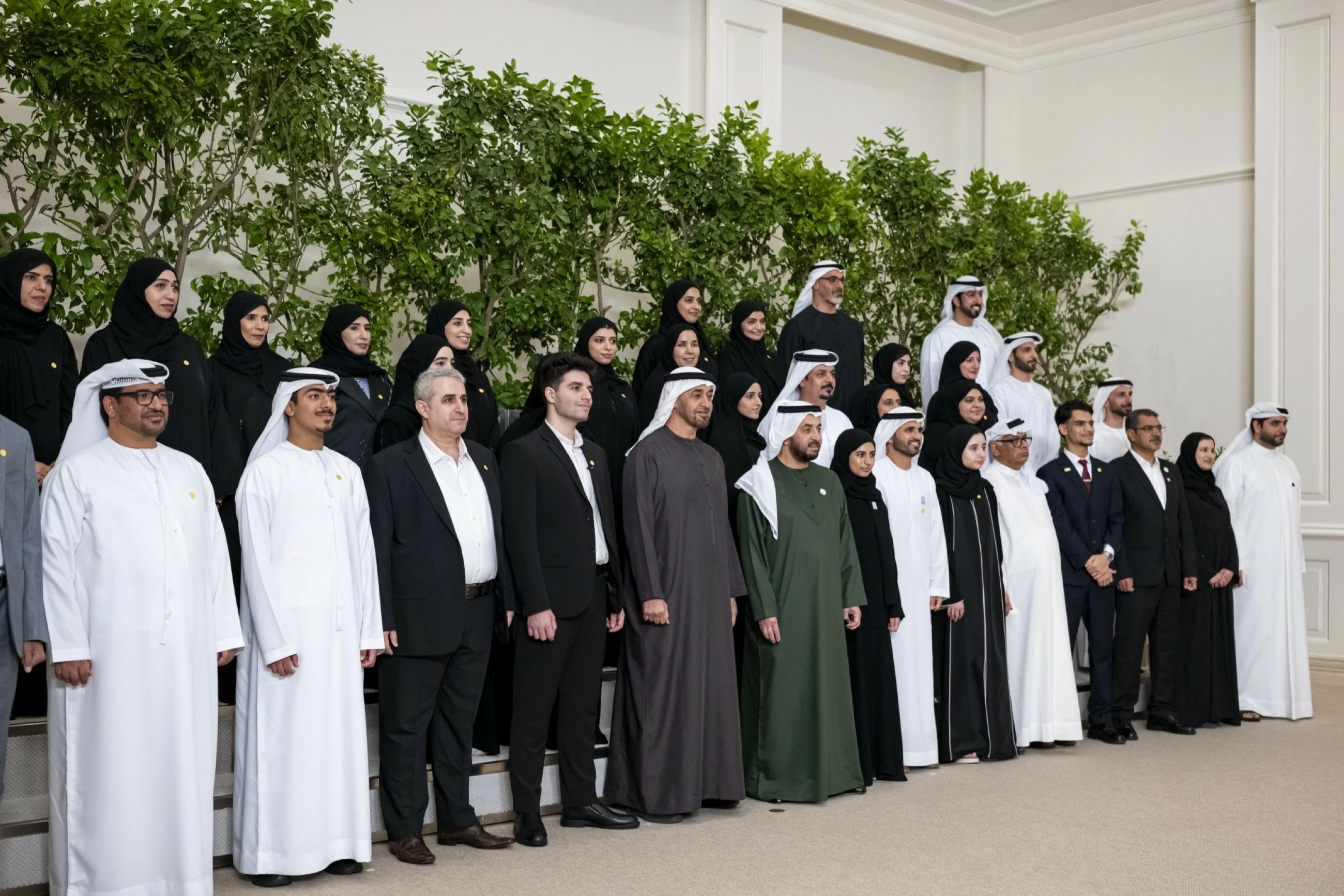 UAE President Sheikh Mohamed honours outstanding high school students