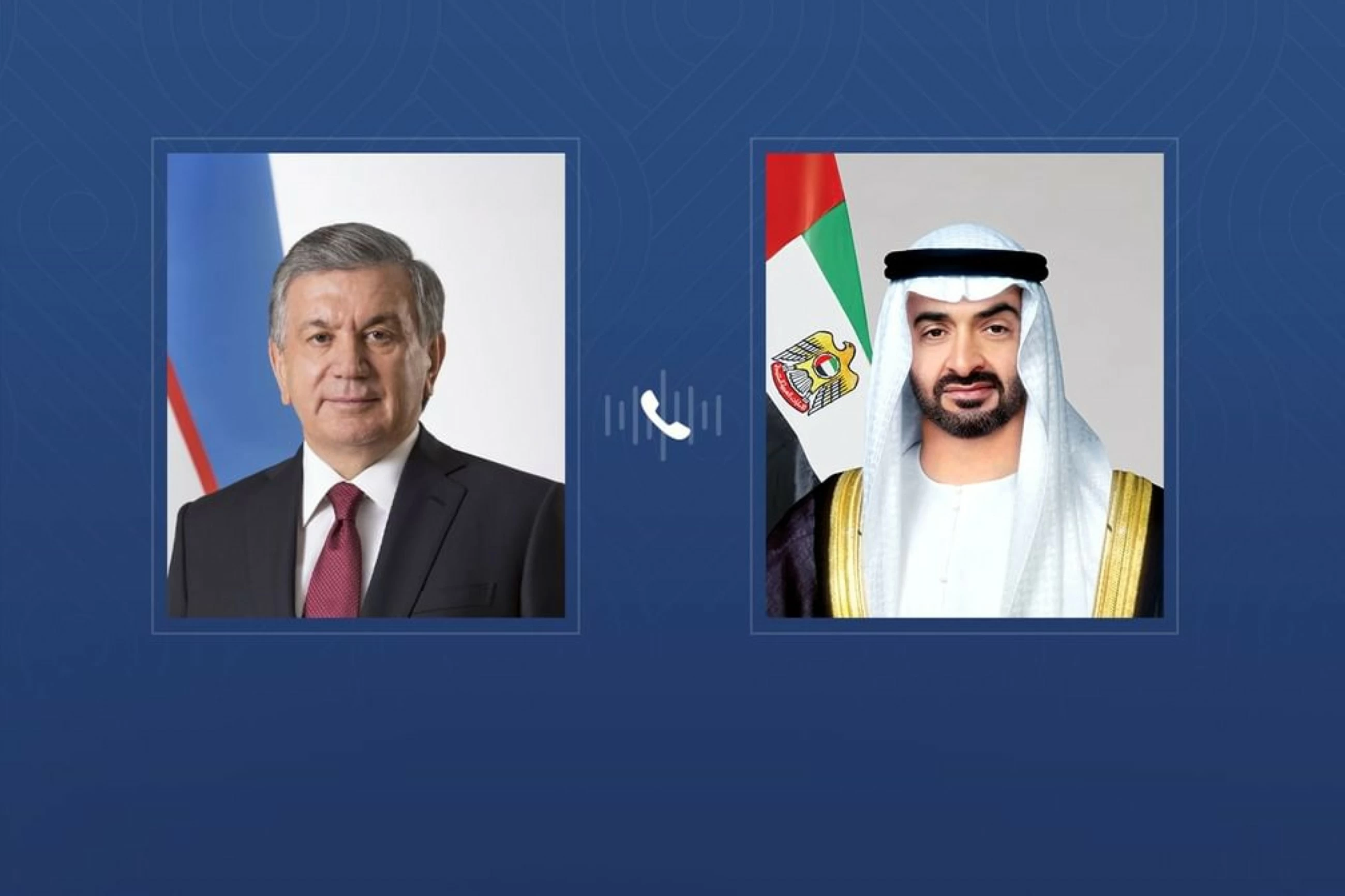 UAE, Uzbekistan Presidents discuss bilateral relations by phone
