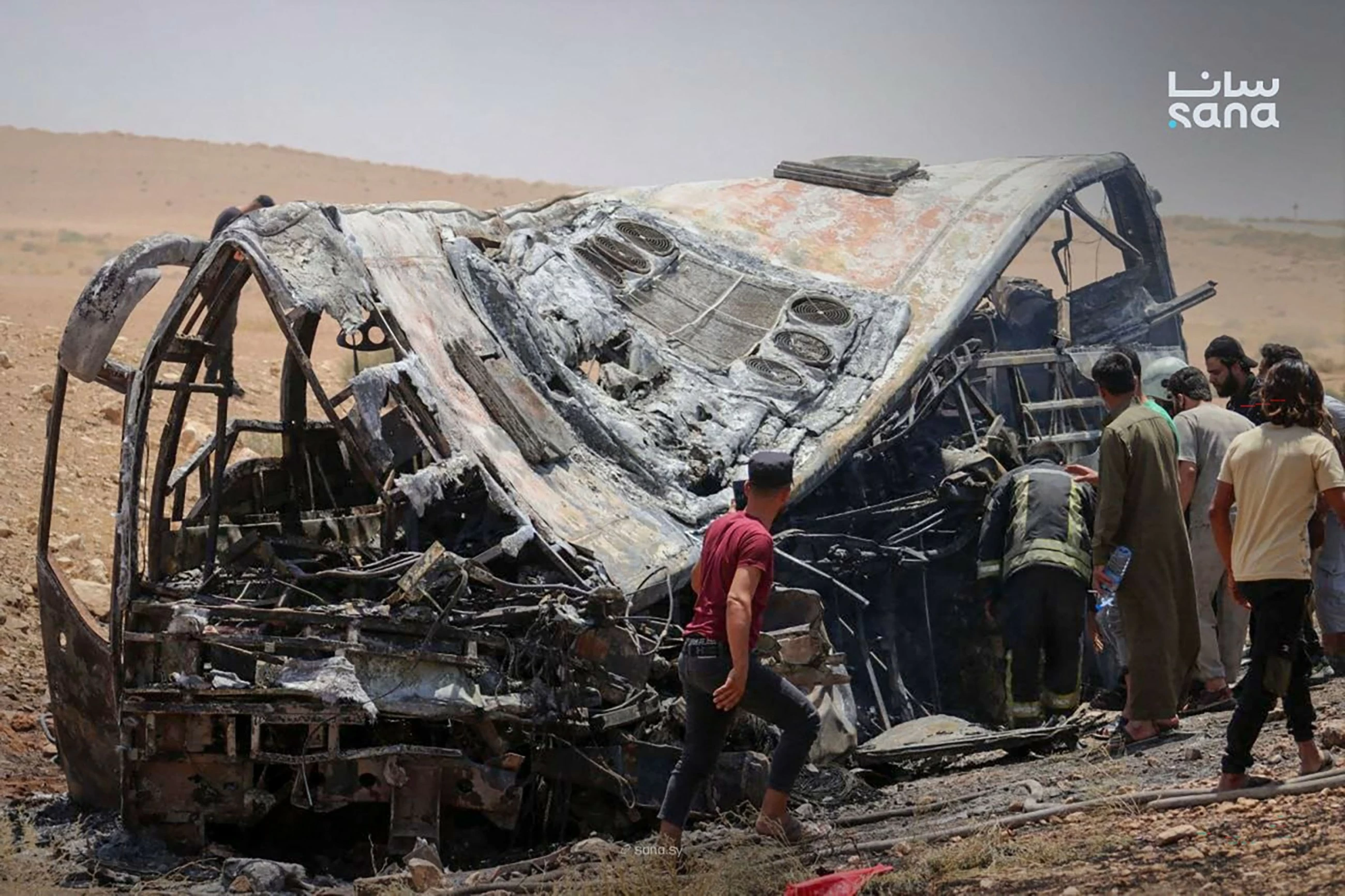VIDEO: 35 killed, 30 injured in Syria bus collision
