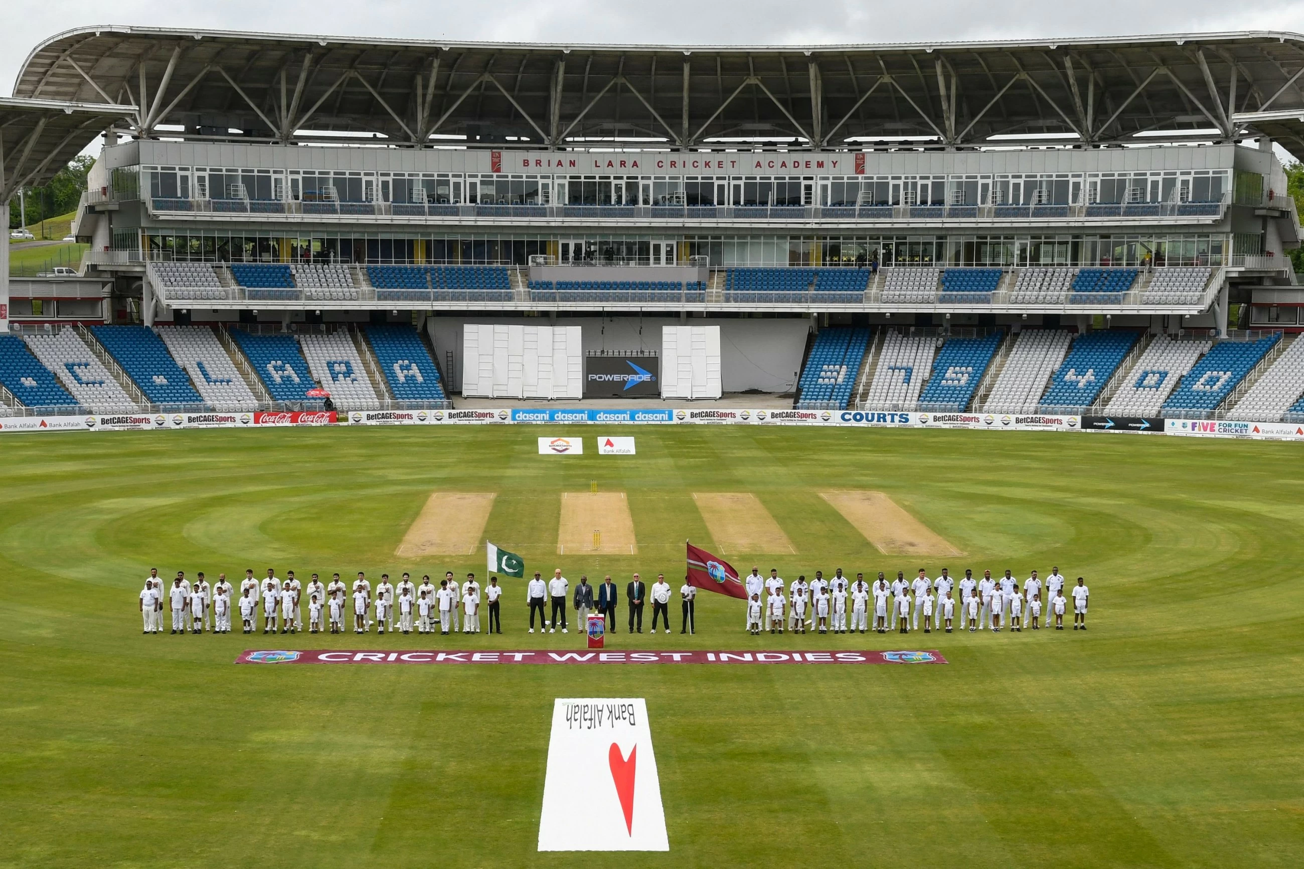 West Indies win toss, elect to bat in first Test against Pakistan