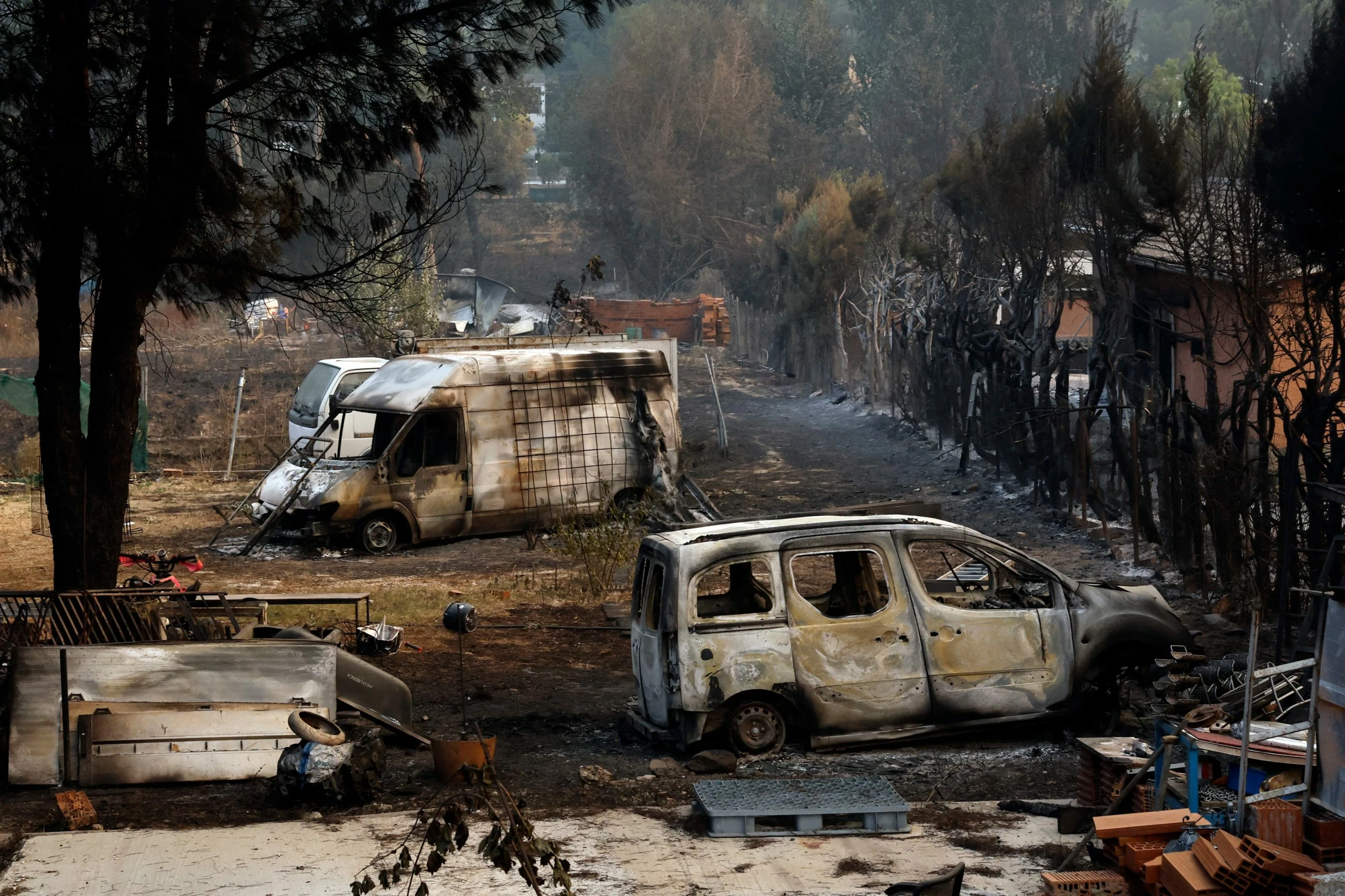 Over 300,000 forced to flee as wildfires scorch France, Spain