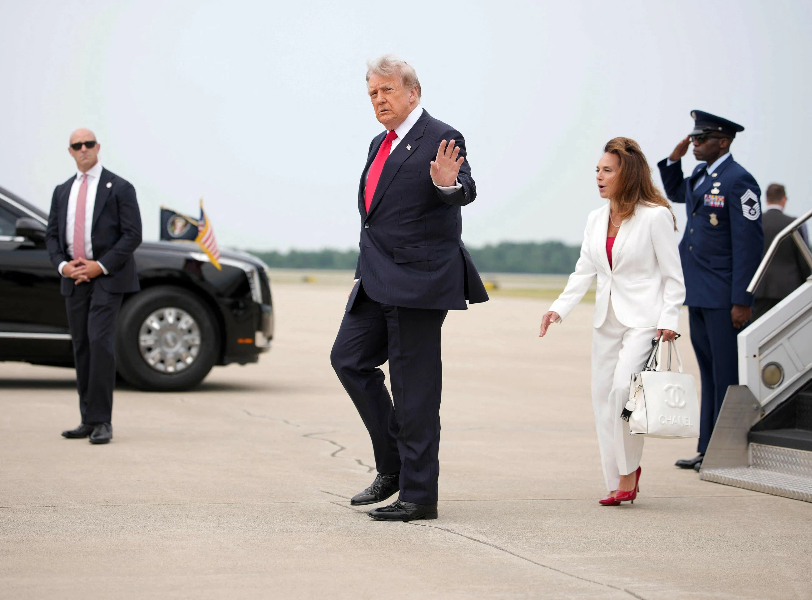 Trump sees 'good chance' for Iran deal, warns strikes could resume if talks fail