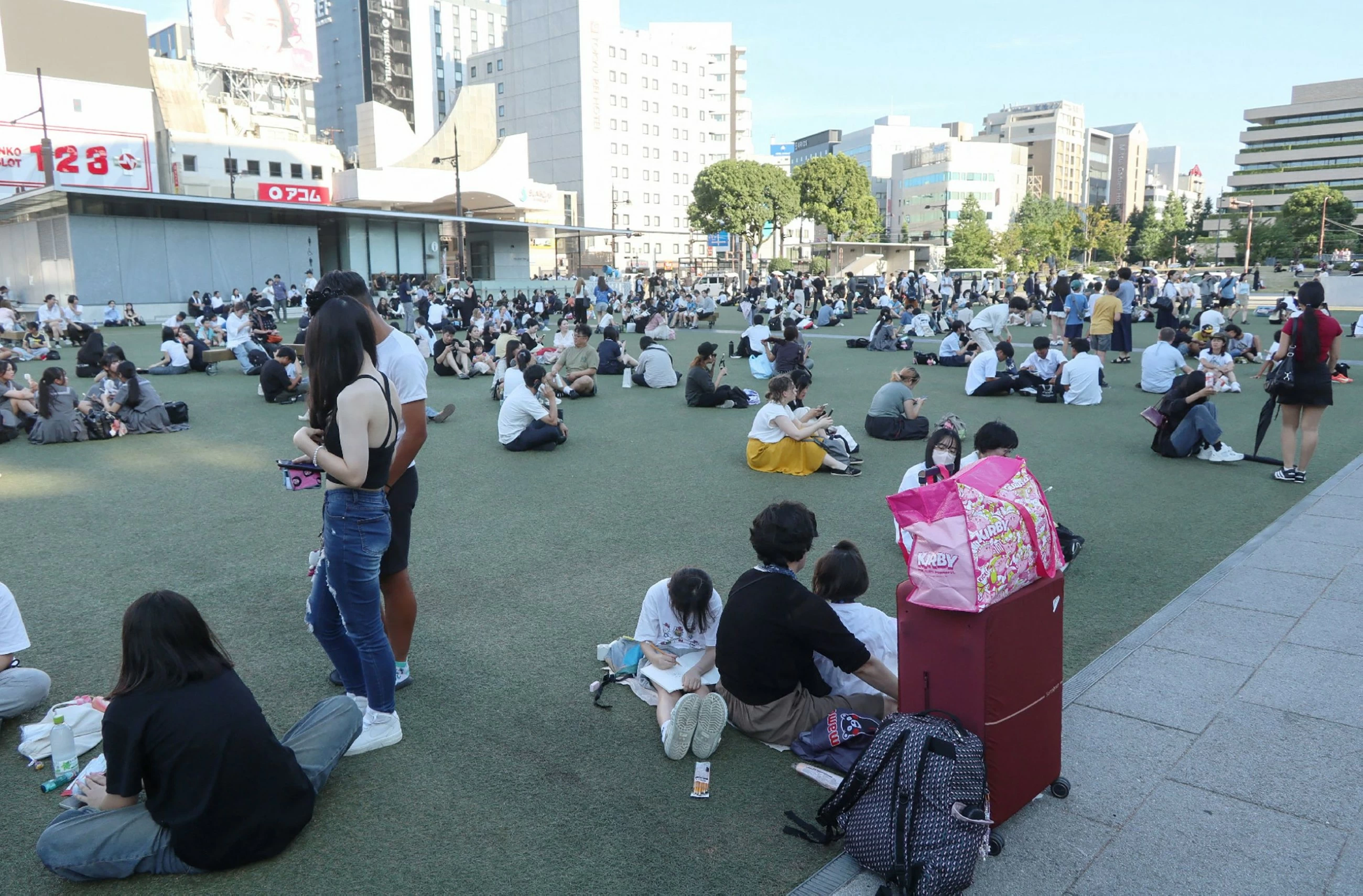 VIDEO: Dozens feared trapped in quake-hit Japan shopping mall