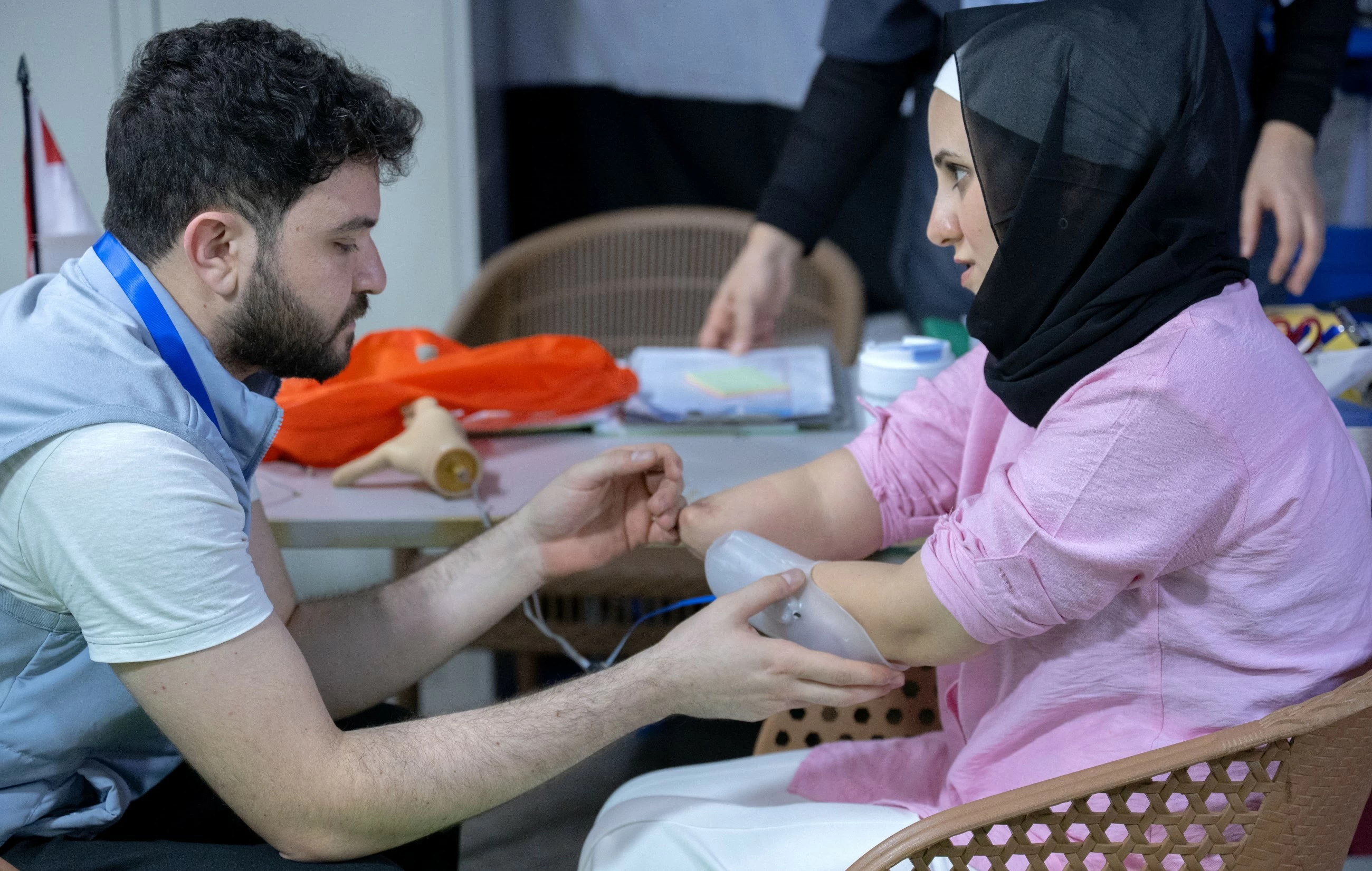 UAE floating hospital fits prosthetic limbs for 51 Palestinian patients