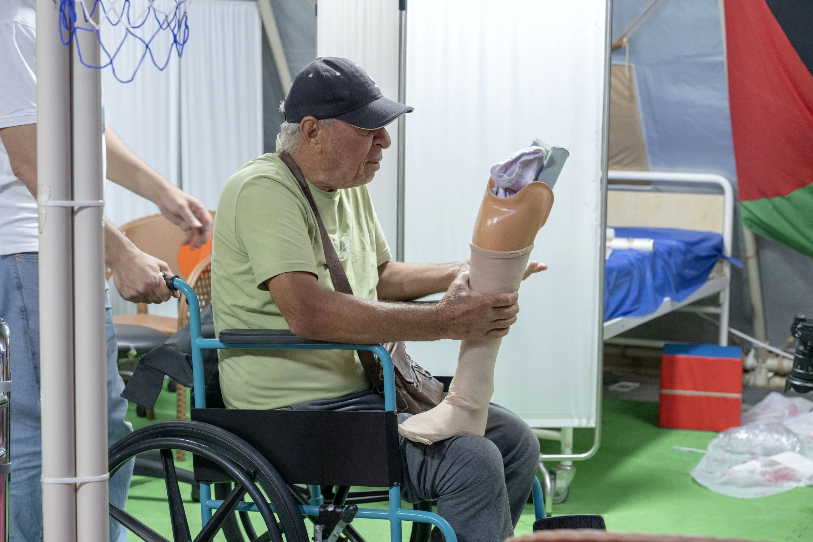 UAE floating hospital fits prosthetic limbs for 51 Palestinian patients