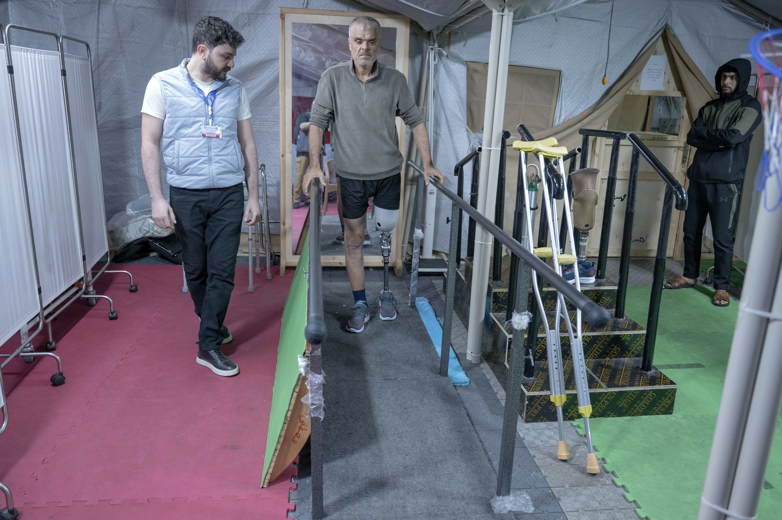 UAE floating hospital fits prosthetic limbs for 51 Palestinian patients