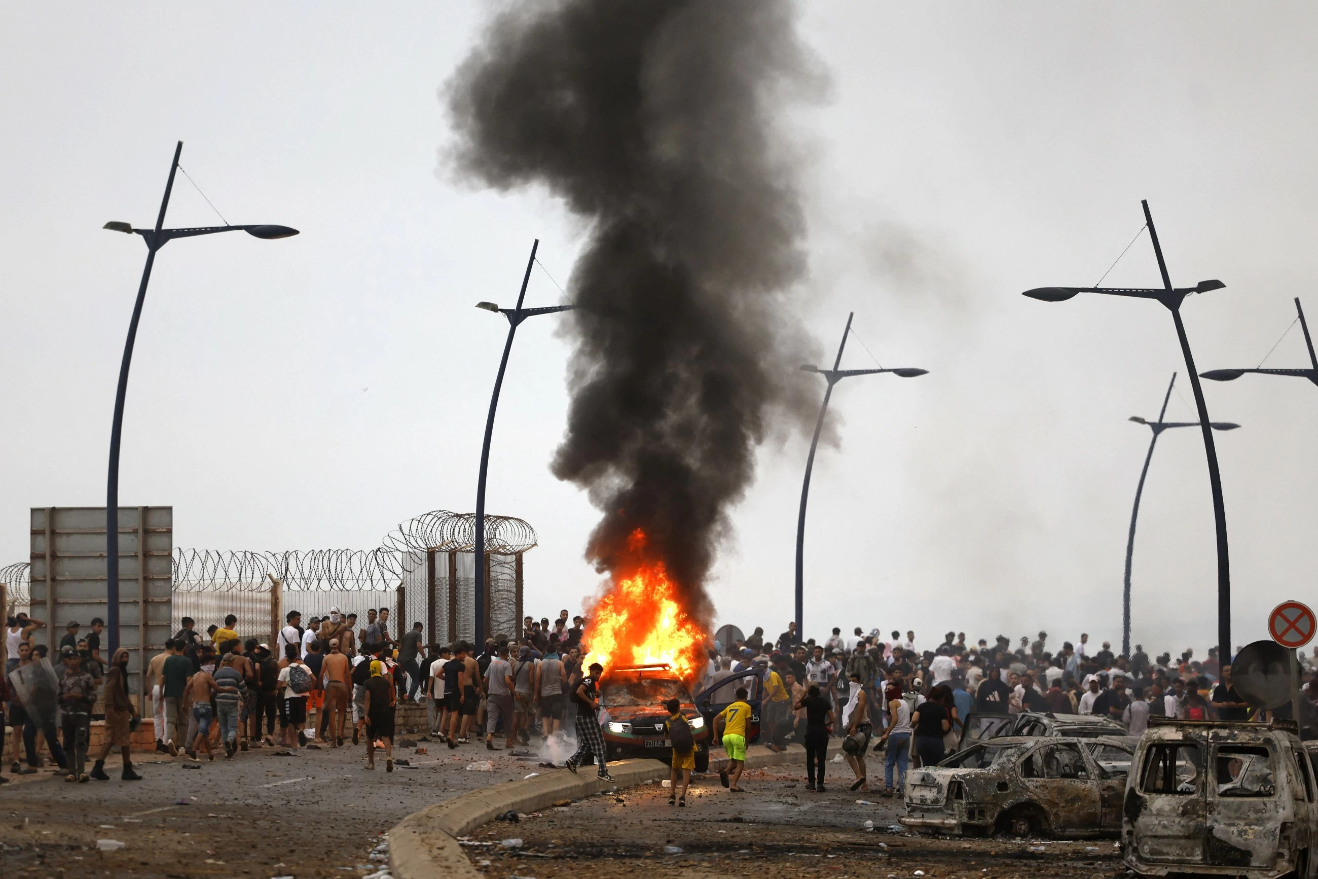 Nearly 50,000 migrants from Morocco cross into Spanish enclave of Ceuta in a single day