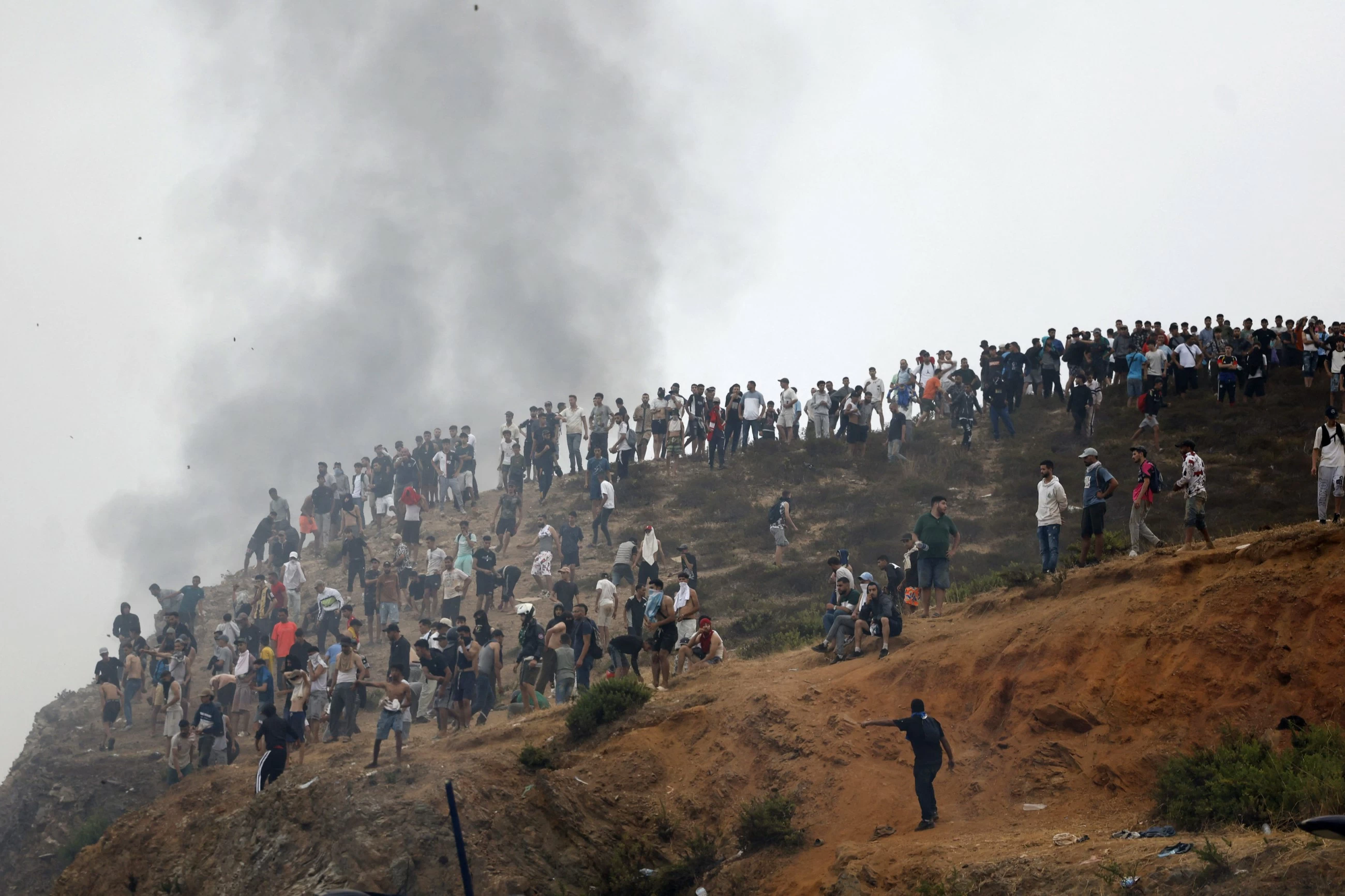 Nearly 50,000 migrants from Morocco cross into Spanish enclave of Ceuta in a single day