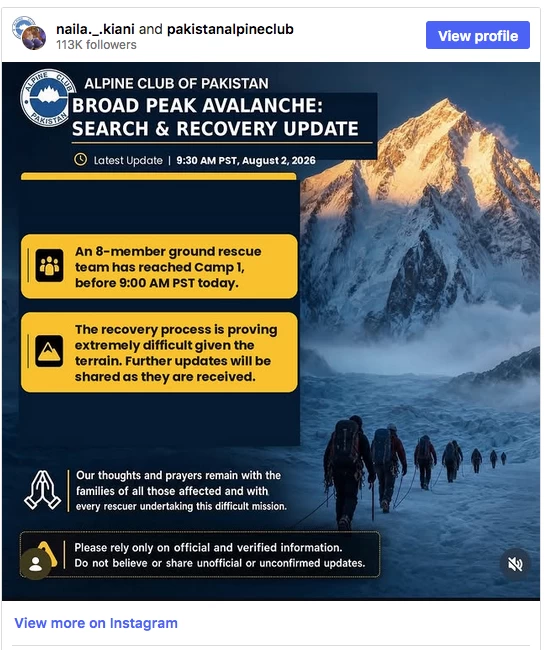 Bodies of famed international climber Nirmal Purja and 3 others recovered after Pakistan avalanche