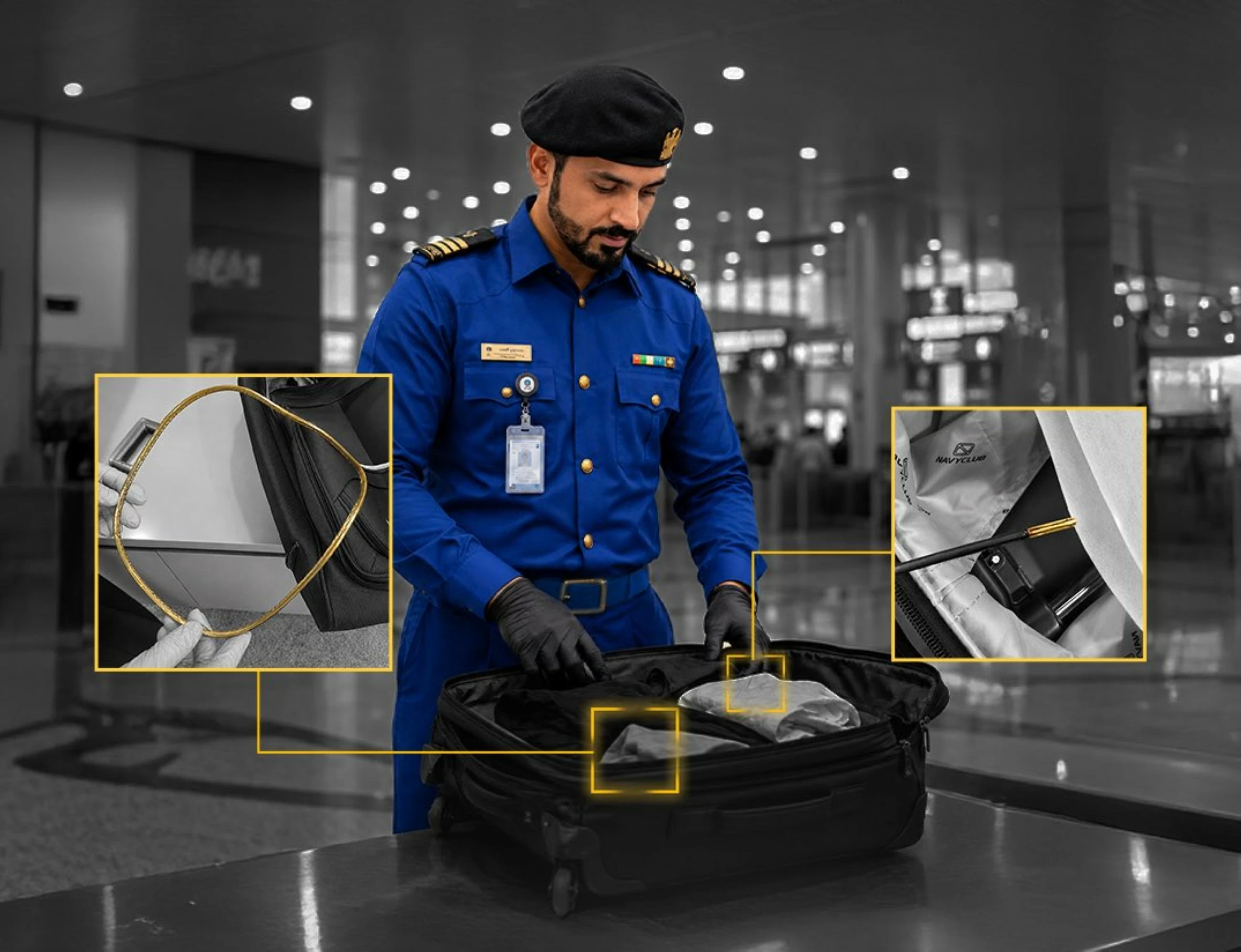 Dubai Customs foils sophisticated attempt to smuggle 460 grams of raw gold