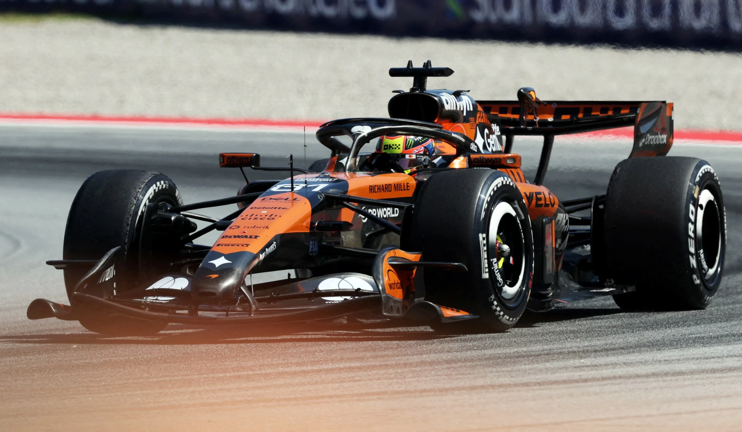 McLaren boss glad of 'harmony' between F1 teammates Norris and Piastri