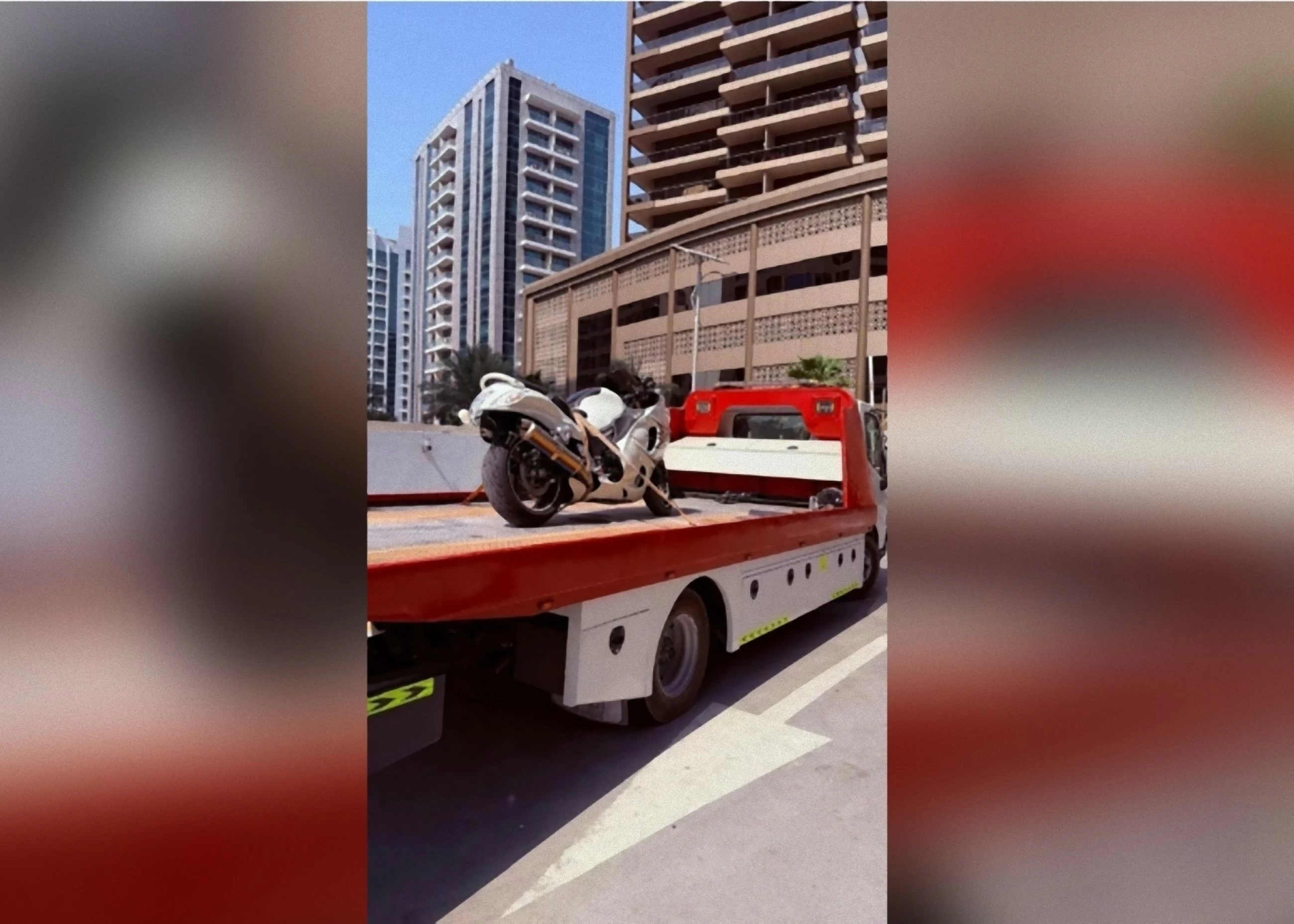 Dubai Police nab motorcyclist speeding at over 290 km/h, doing stunts on a lark