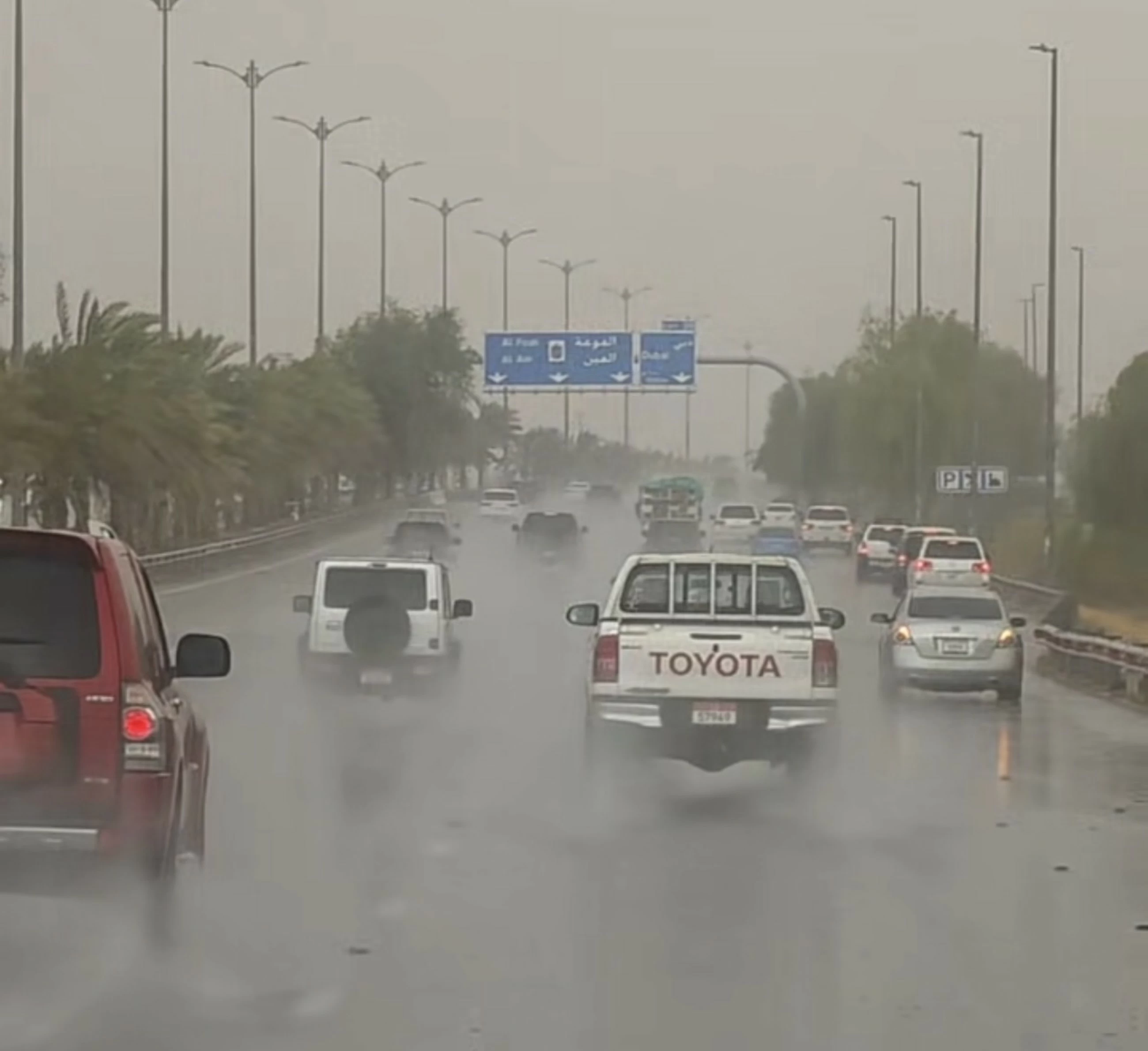 Heavy rain and hail hit parts of the UAE for third consecutive day