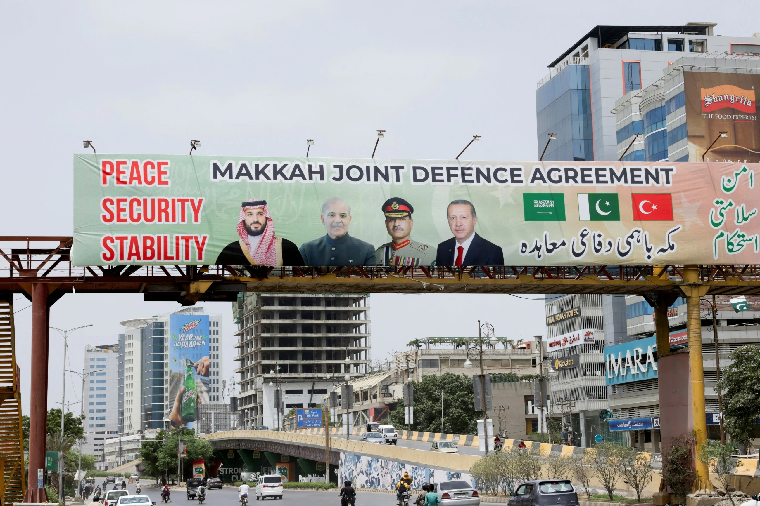 Pakistan says new defence pact with Saudi and Turkey is 'purely defensive' and open to others