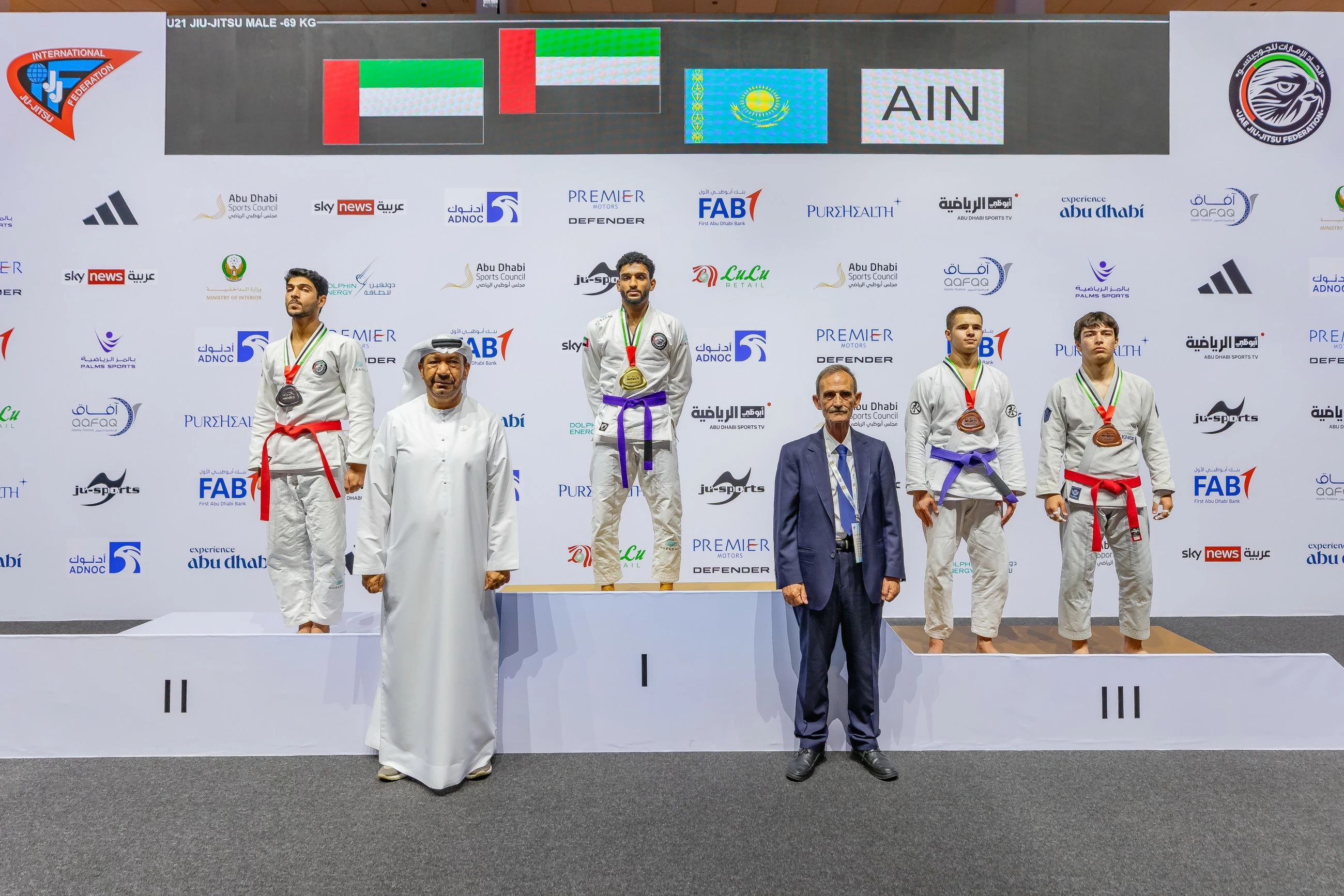 UAE crowned Jiu-Jitsu World Champions in two divisions on home soil