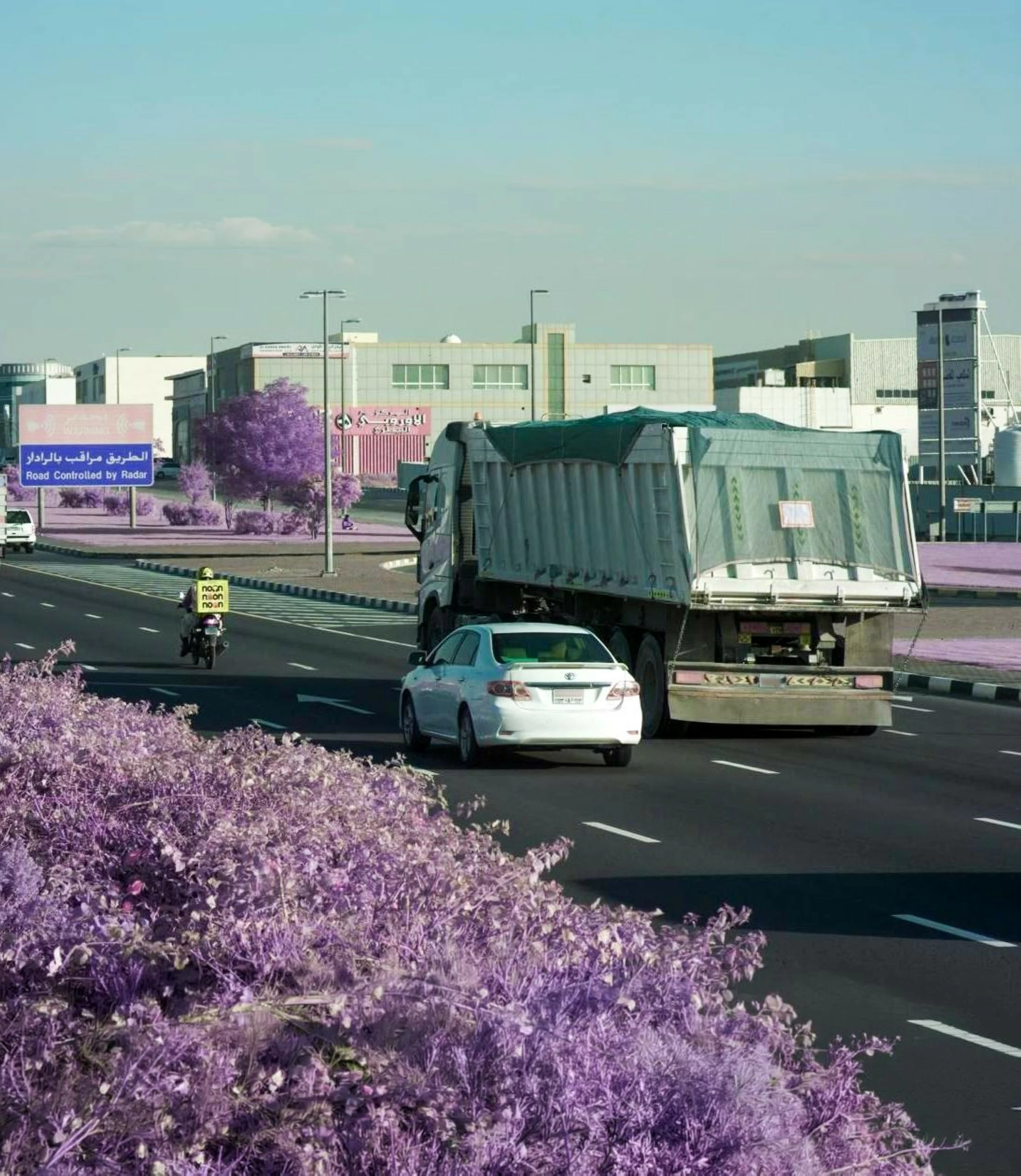 Sharjah Police arrest truck driver for obscuring number plate