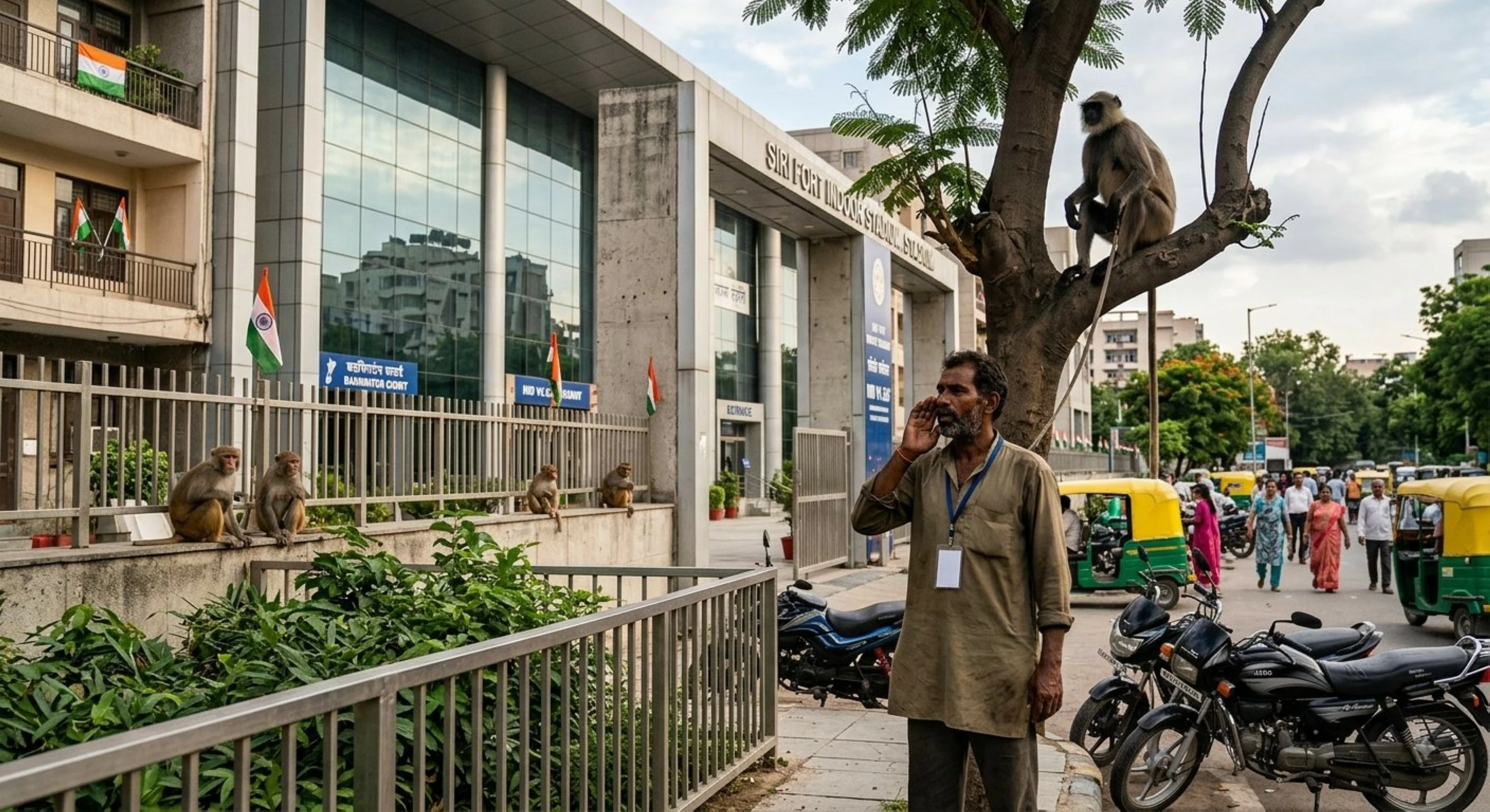 No monkey business: India 'whisperers' guard world championships