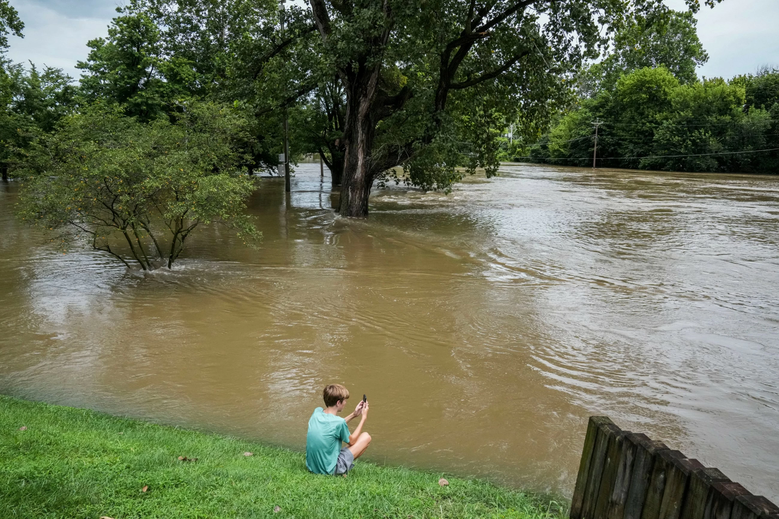 At least 6 dead as record-setting flooding inundates US state of Indiana