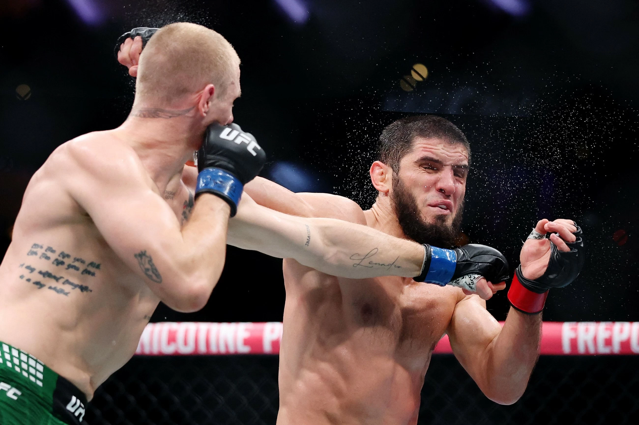 VIDEO: Islam Makhachev wins record 17th straight fight at UFC 330